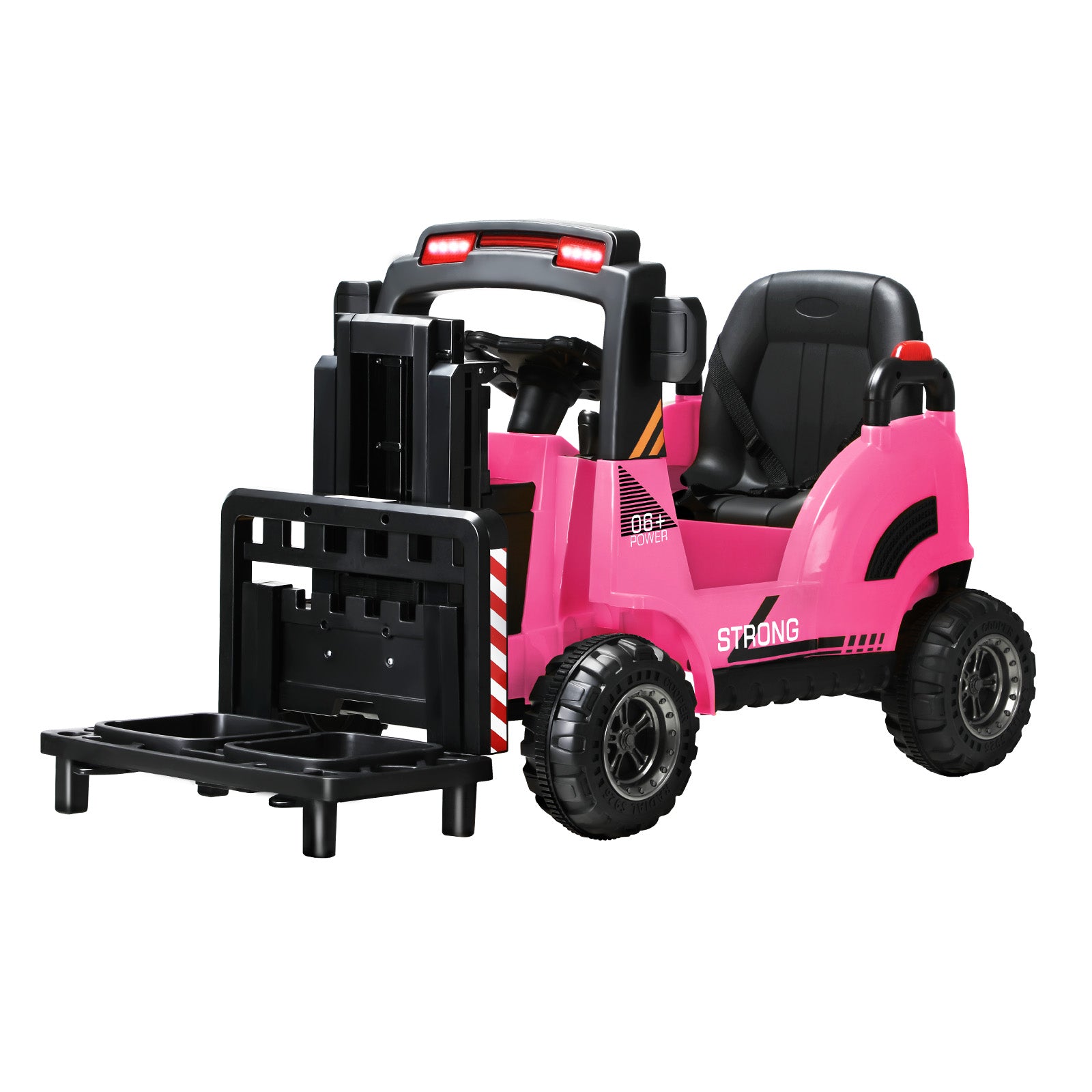 Mazam Ride-On Forklift Electric Car Toy for Toddlers Kids 12V Rechargeable Pink - Sunyee