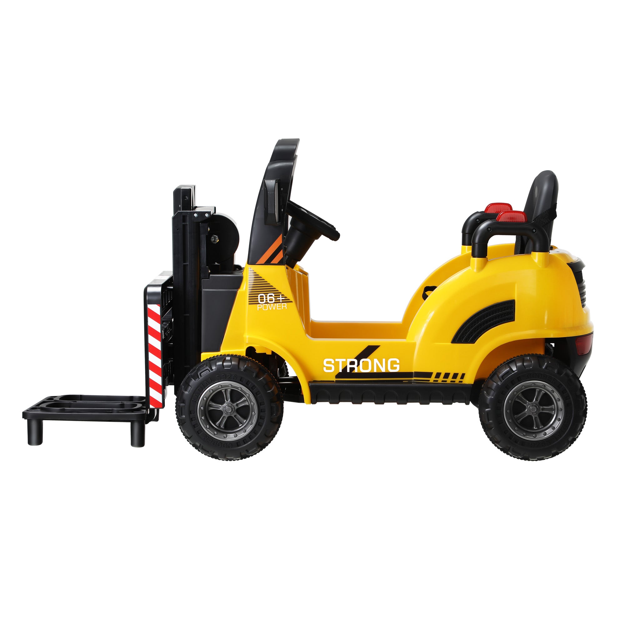 Mazam Kids Ride-On Forklift 12V Electric Operated Car Toy W/ Lift/Load Yellow - Sunyee