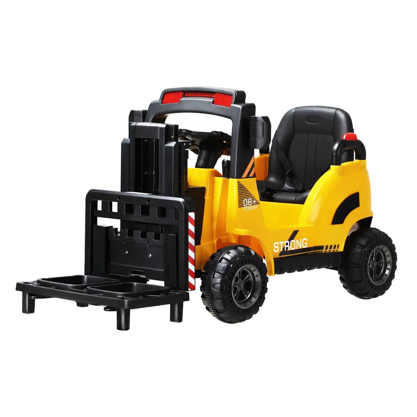 Mazam Kids Ride-On Forklift 12V Electric Operated Car Toy W/ Lift/Load Yellow - Sunyee
