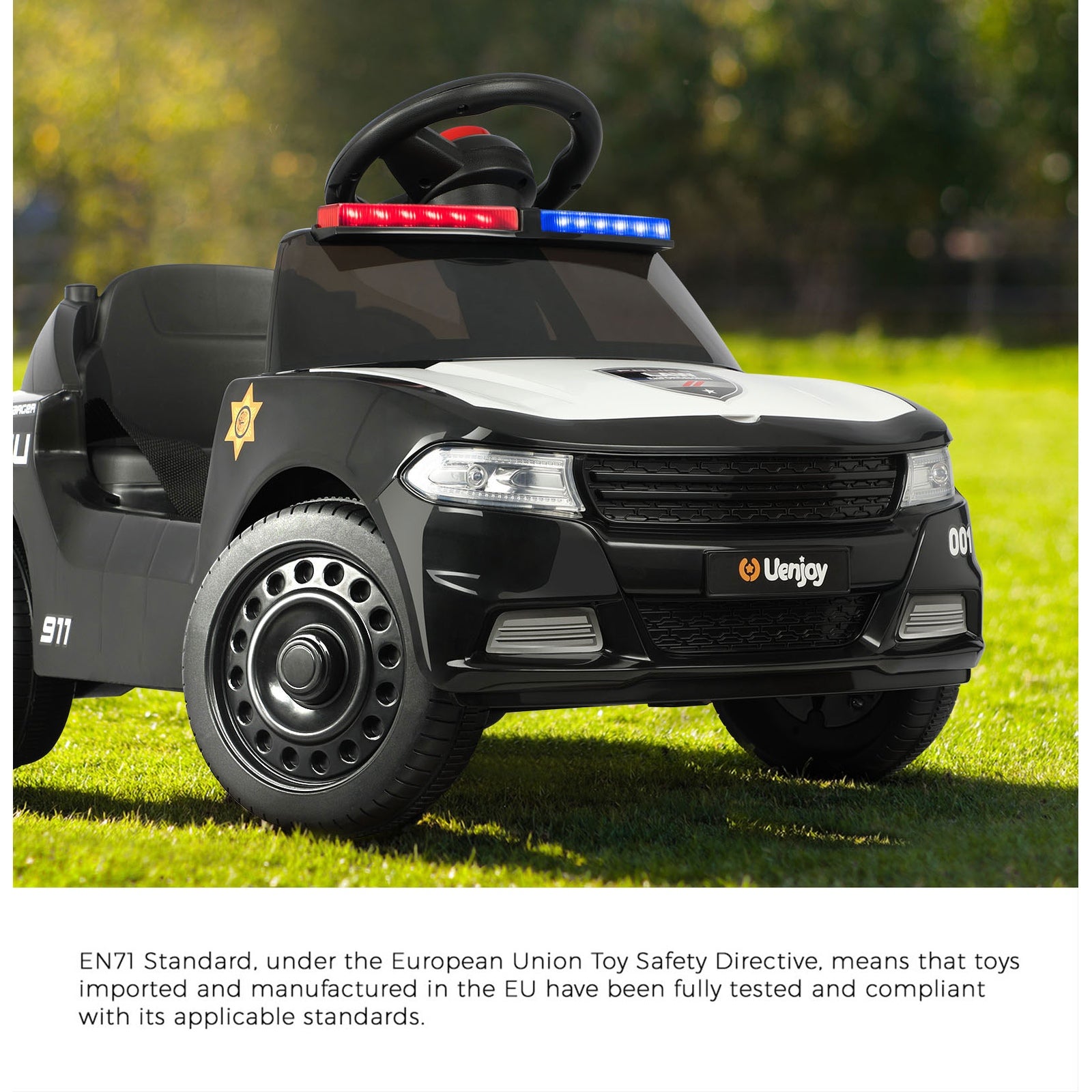 Mazam Kids Ride On Car Electric Toys Inspired Patrol Police Gift for Toddlers - Sunyee