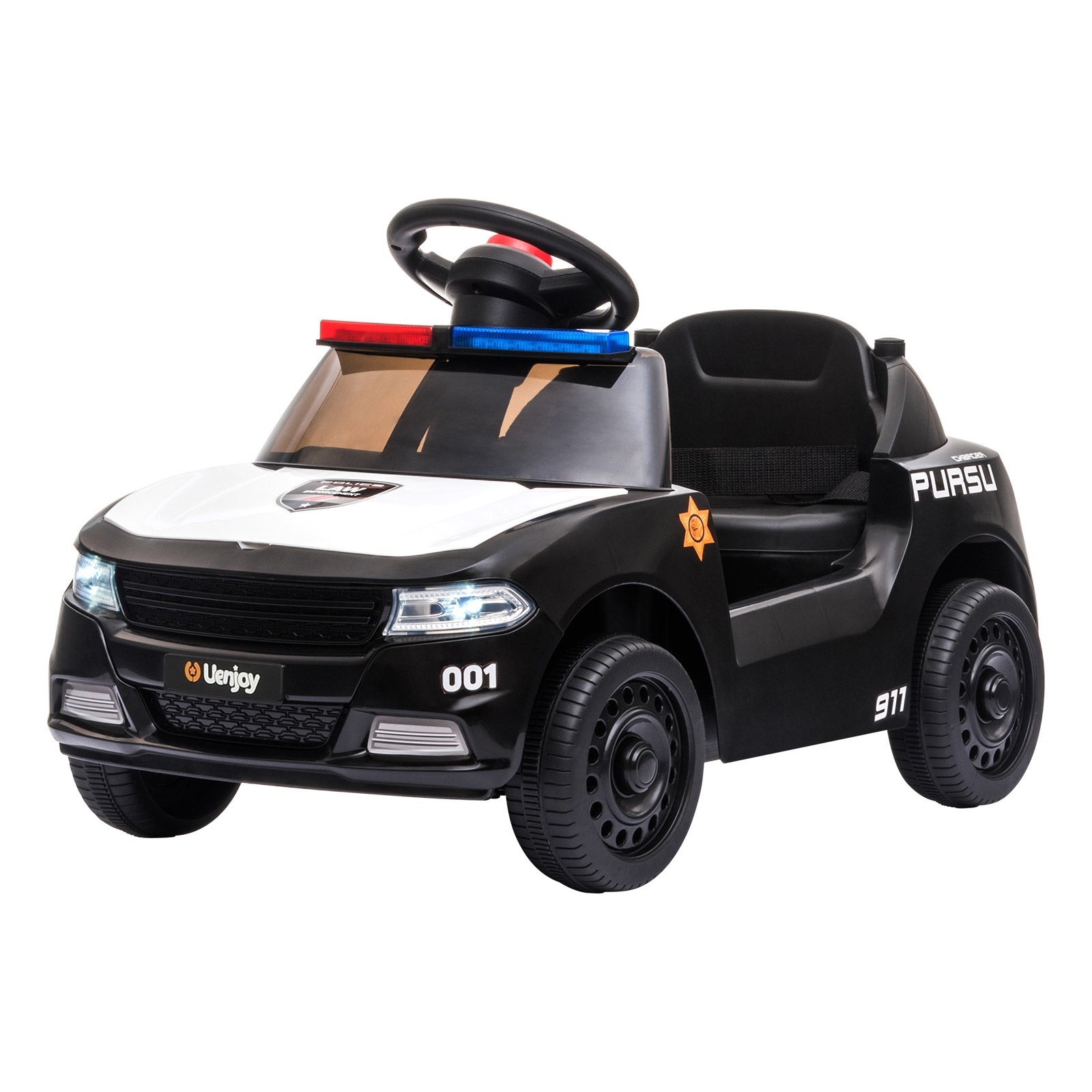 Mazam Kids Ride On Car Electric Toys Inspired Patrol Police Gift for Toddlers - Sunyee