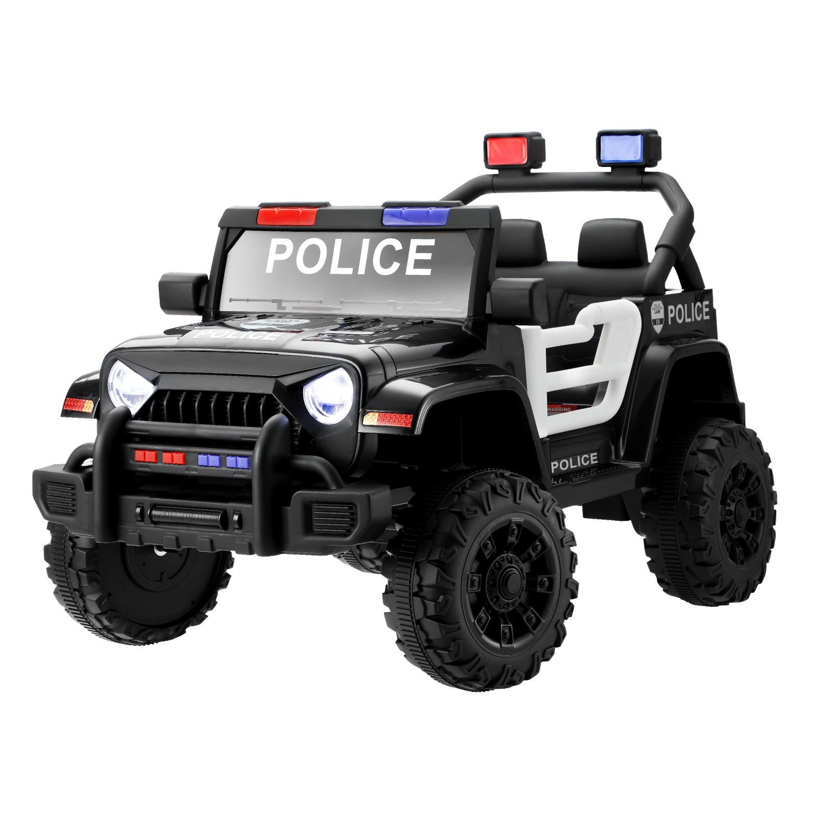 Mazam Kids Police Ride On Car Jeep 12V Electric Toy Remote Control Battery Cars - Sunyee