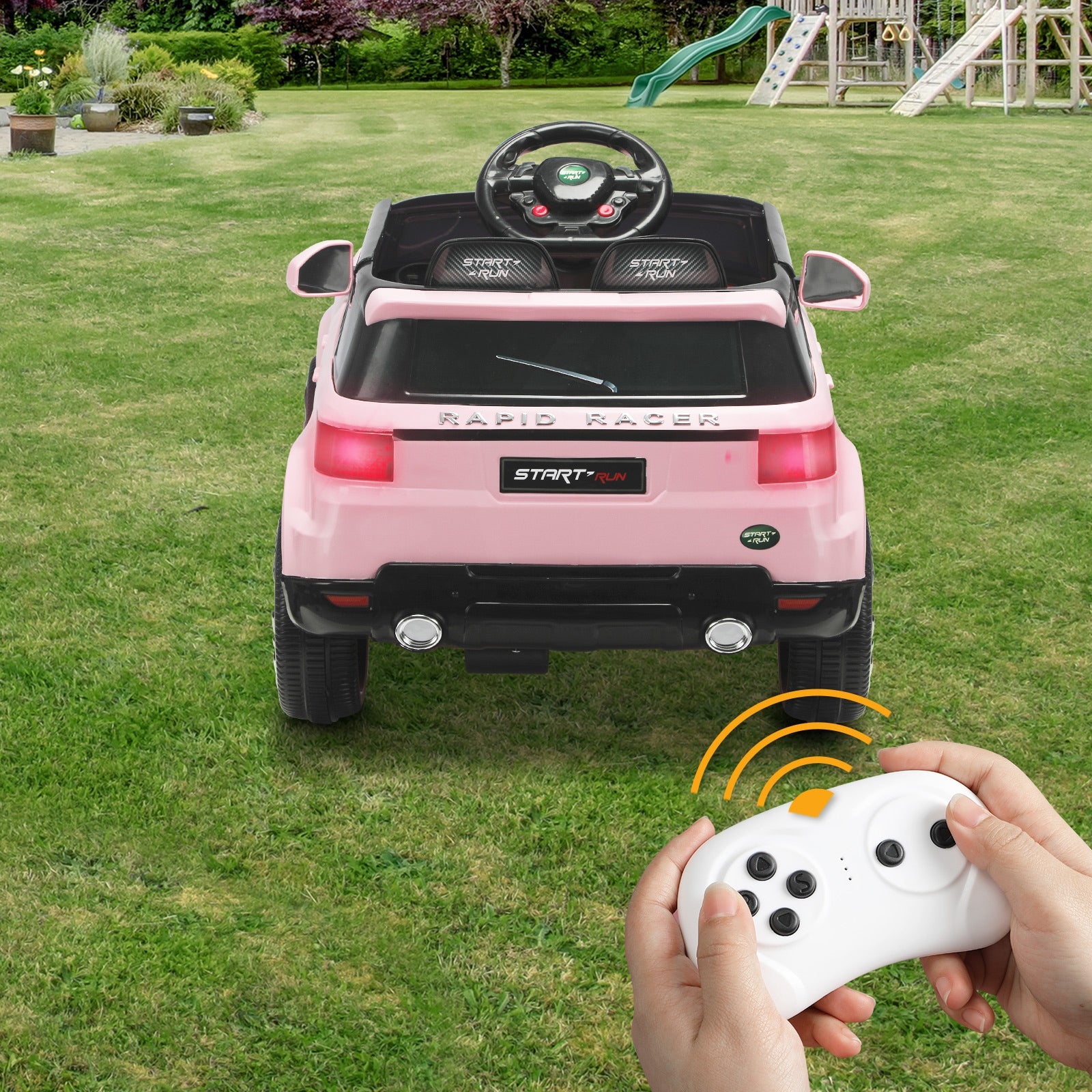 Mazam Kids Ride On Car Electric Vehicle Toy Remote Cars Gift MP3 LED light 12V - Sunyee