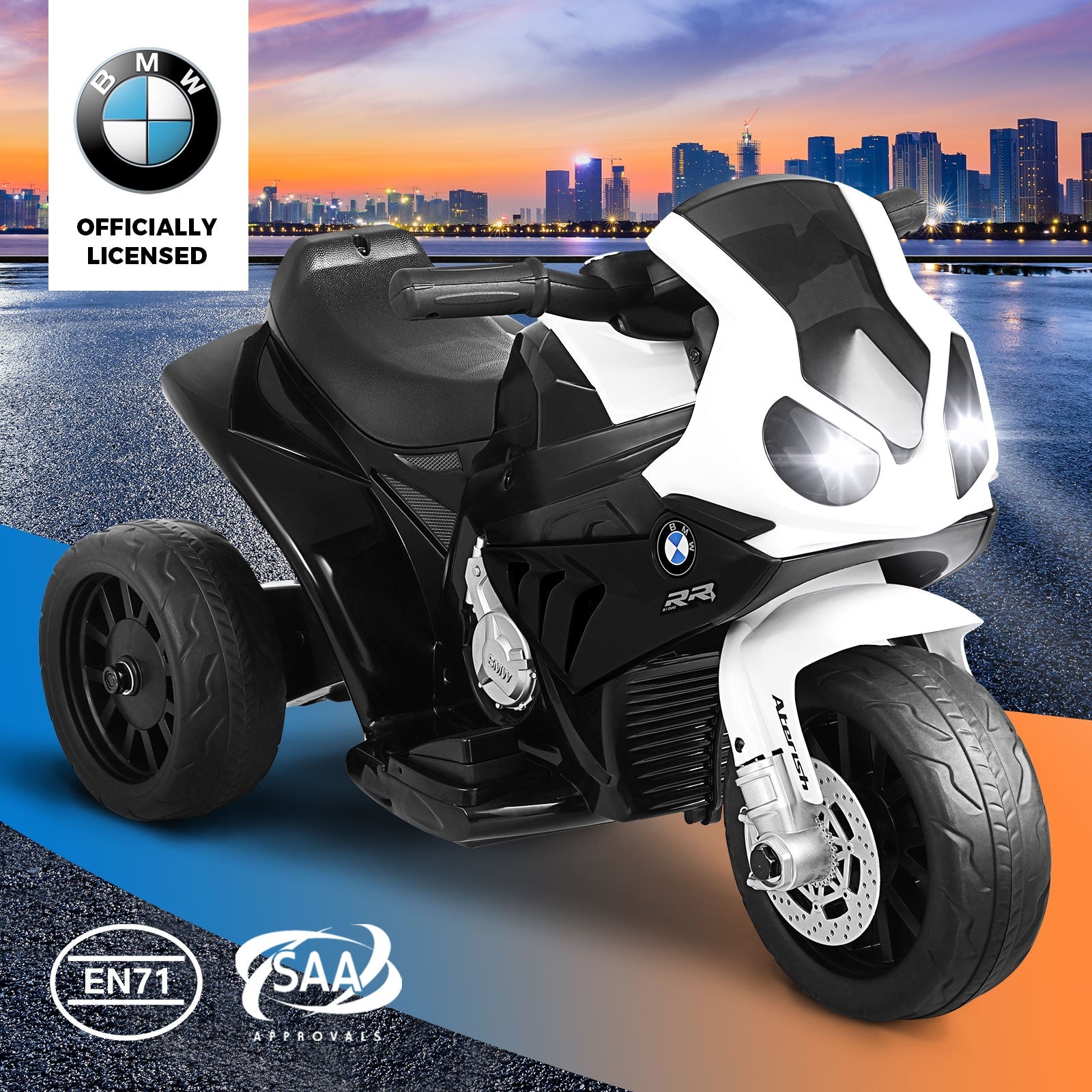 BMW Ride On Motorbike Kids Battery Powered Motorcycle Toy Electric Police Car - Sunyee