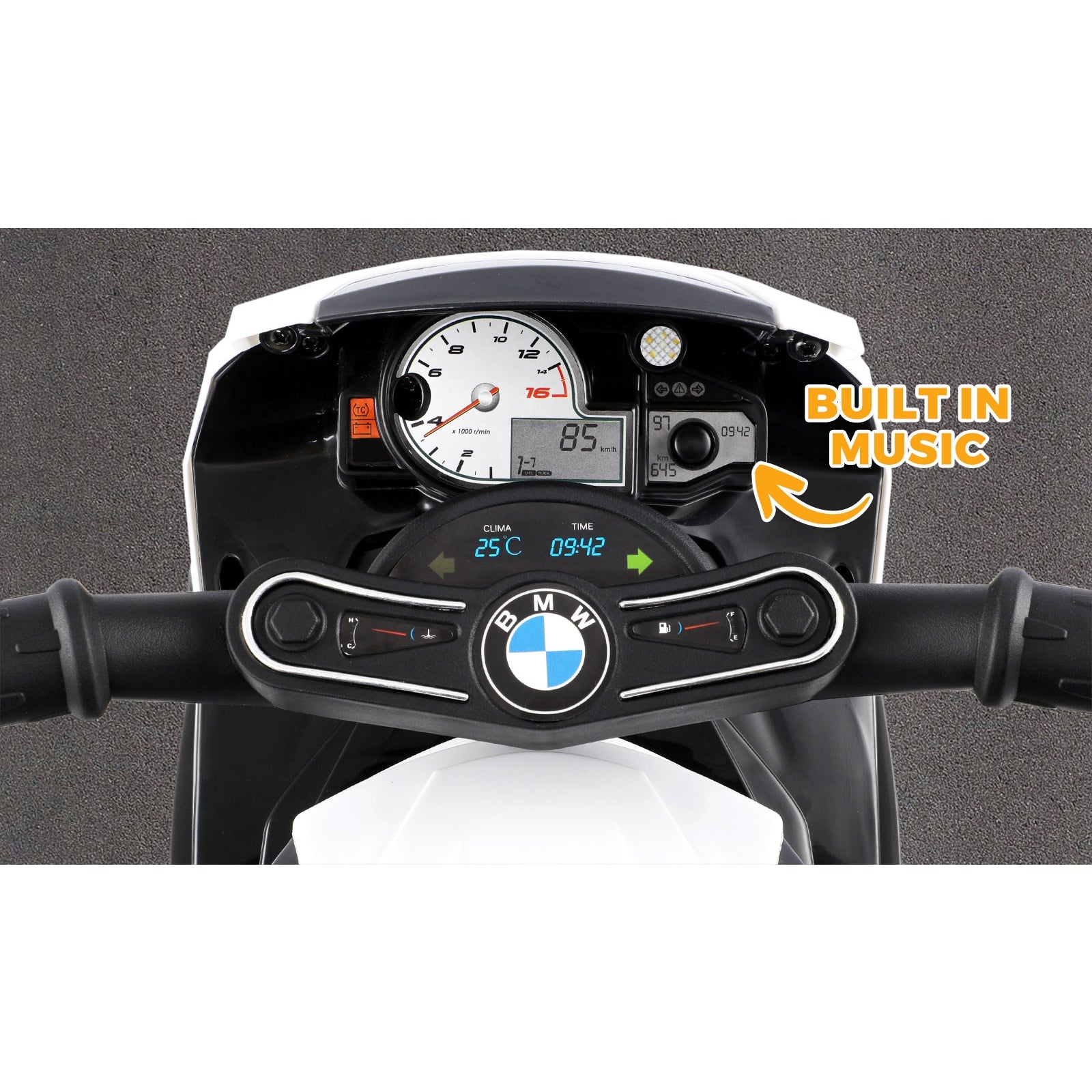 BMW Kids Ride On Car Motorcycle Police 3 Wheels Toy Tricycle Electric Car Gift - Sunyee