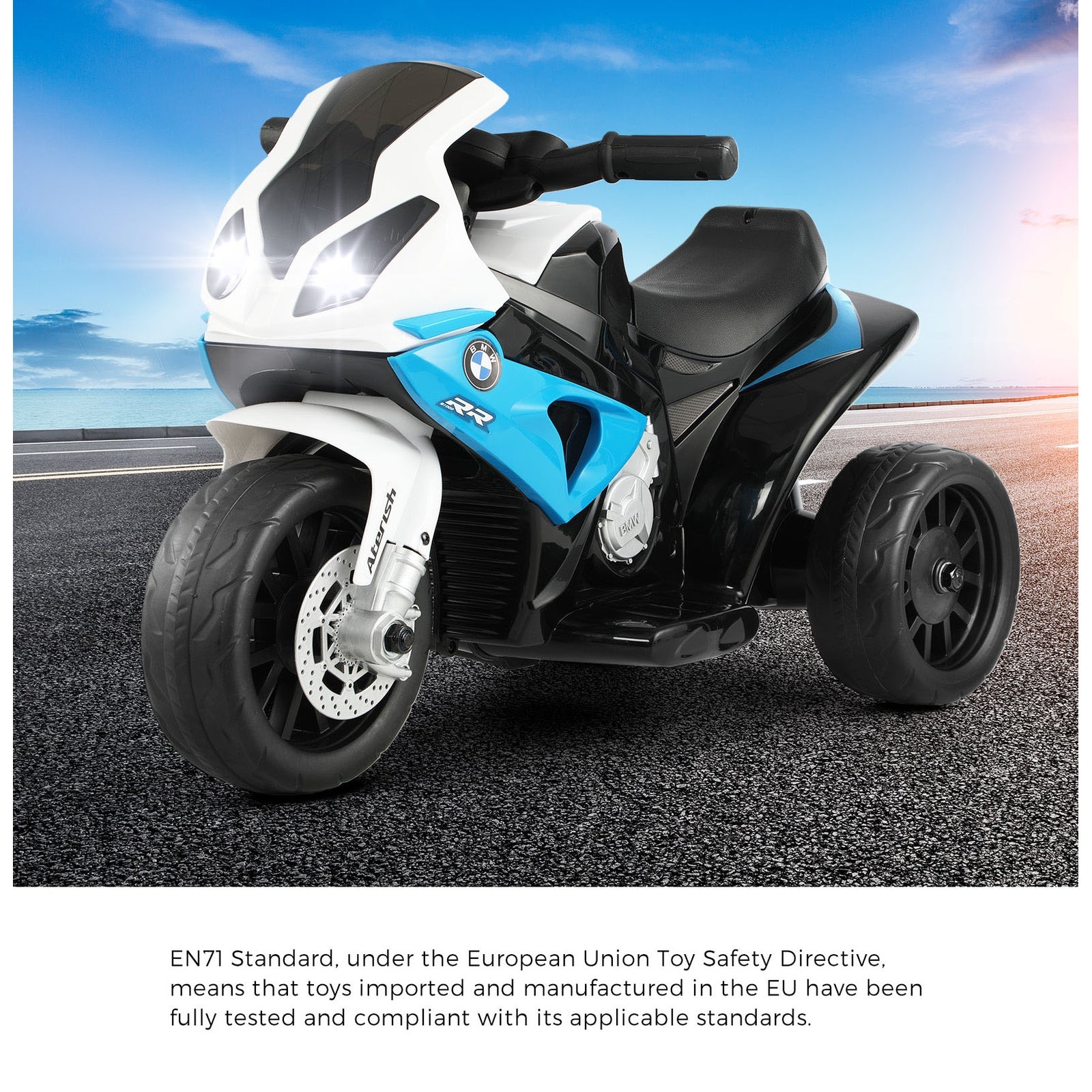 BMW Ride On Motorbike Kids Battery Powered Motorcycle Toy Electric Police Car - Sunyee