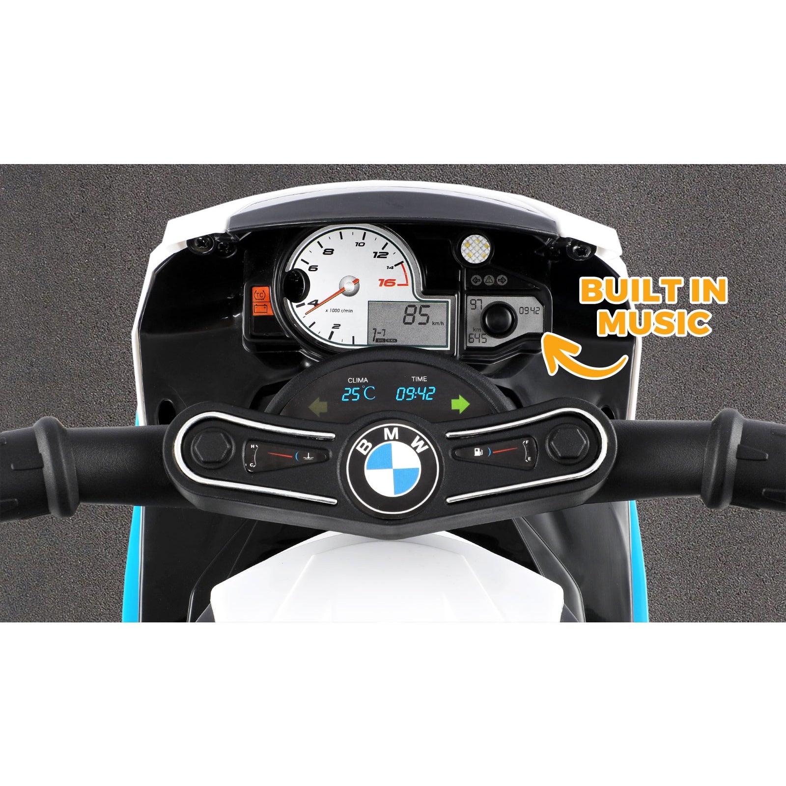 BMW Ride On Motorbike Kids Battery Powered Motorcycle Toy Electric Police Car - Sunyee