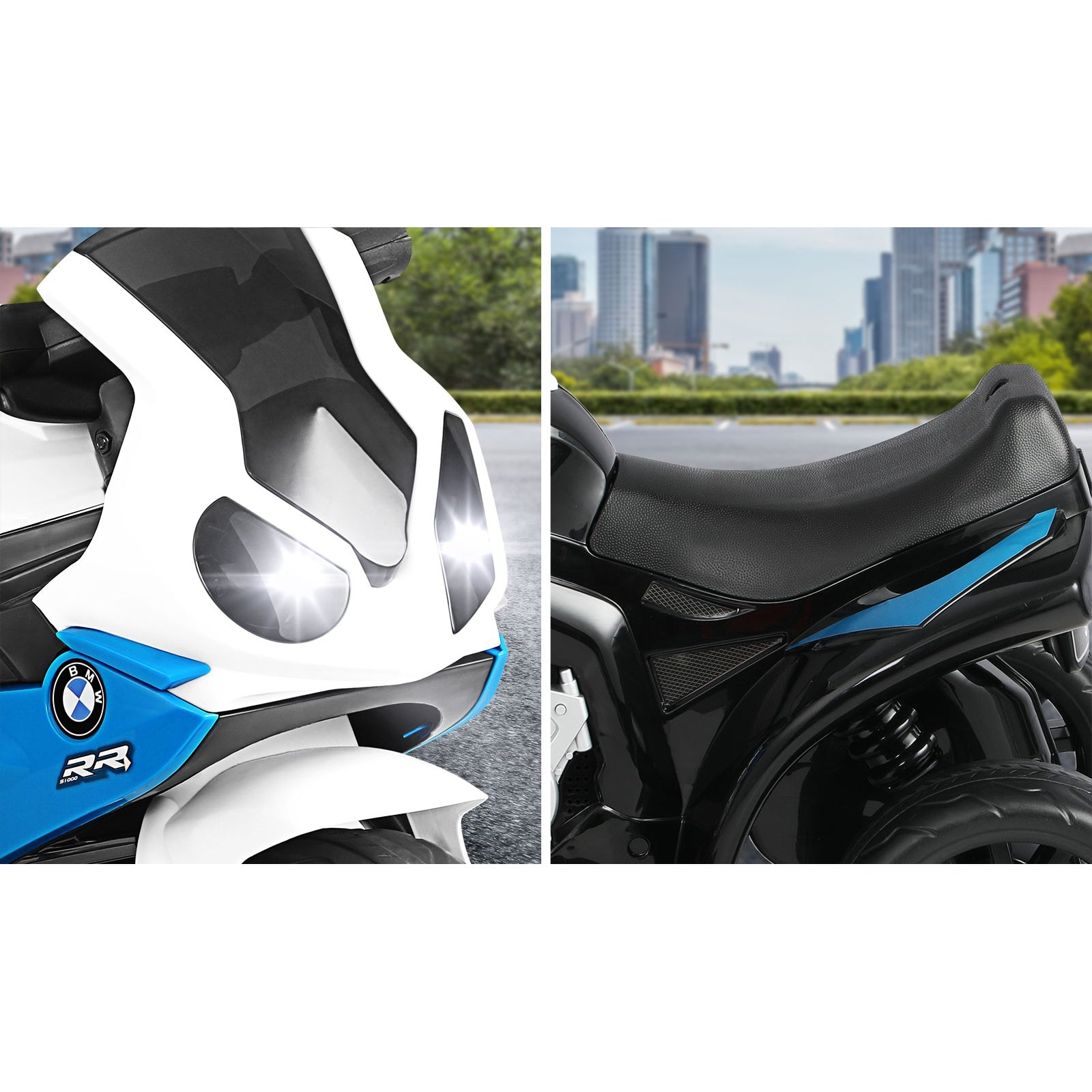 BMW Ride On Motorbike Kids Battery Powered Motorcycle Toy Electric Police Car - Sunyee