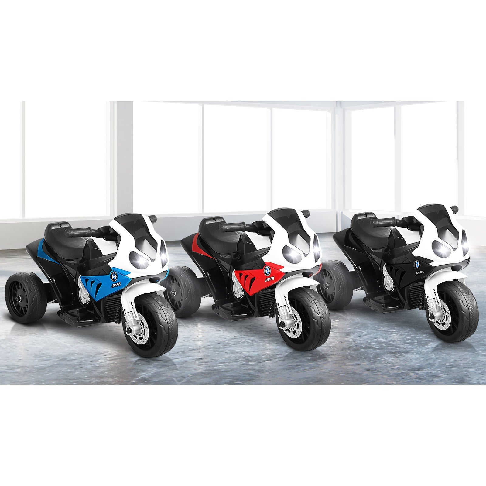 BMW Ride On Motorbike Kids Battery Powered Motorcycle Toy Electric Police Car - Sunyee