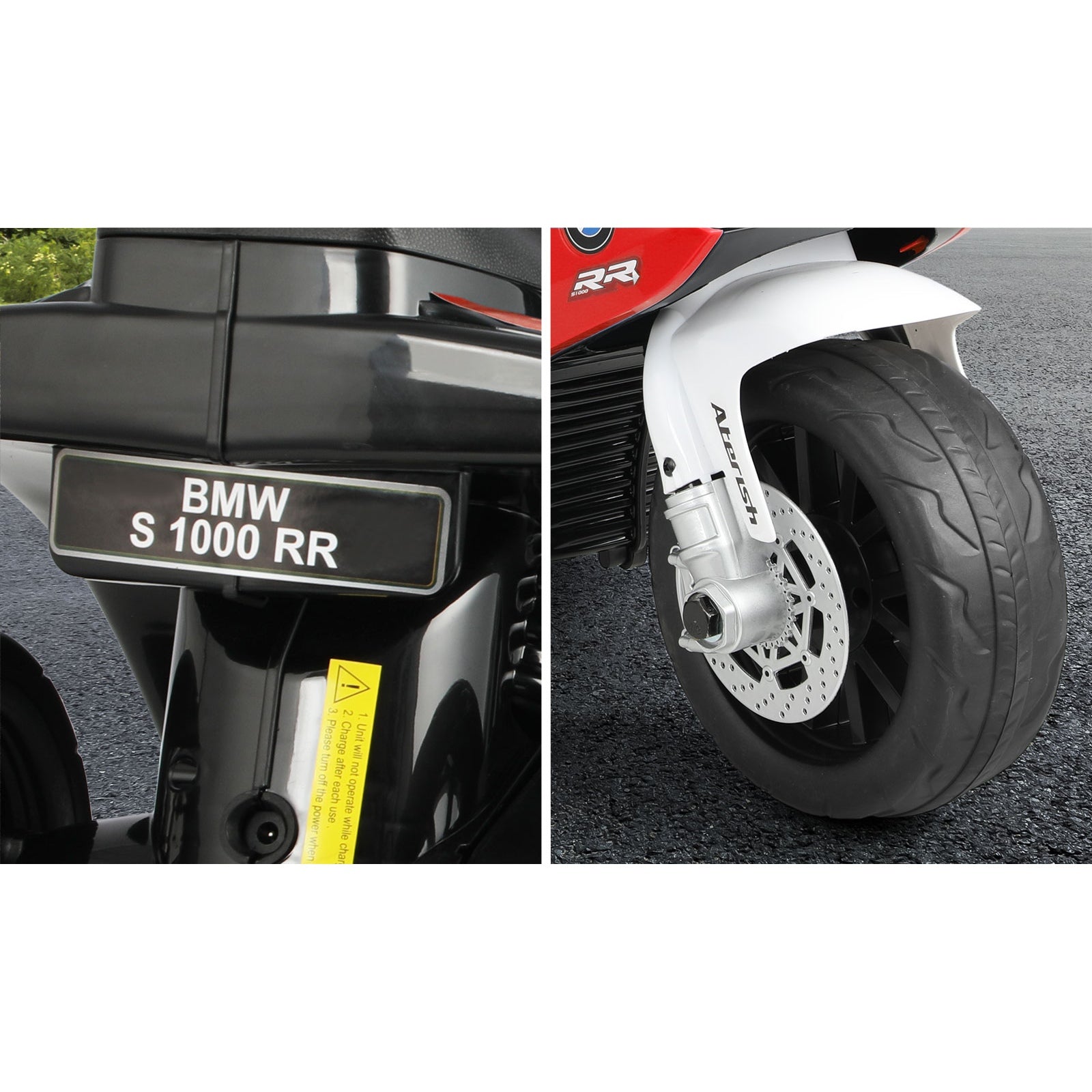 BMW Kids Ride On Motorbike Electric Police Motorcycle Police Car Toy Boy Girl - Sunyee