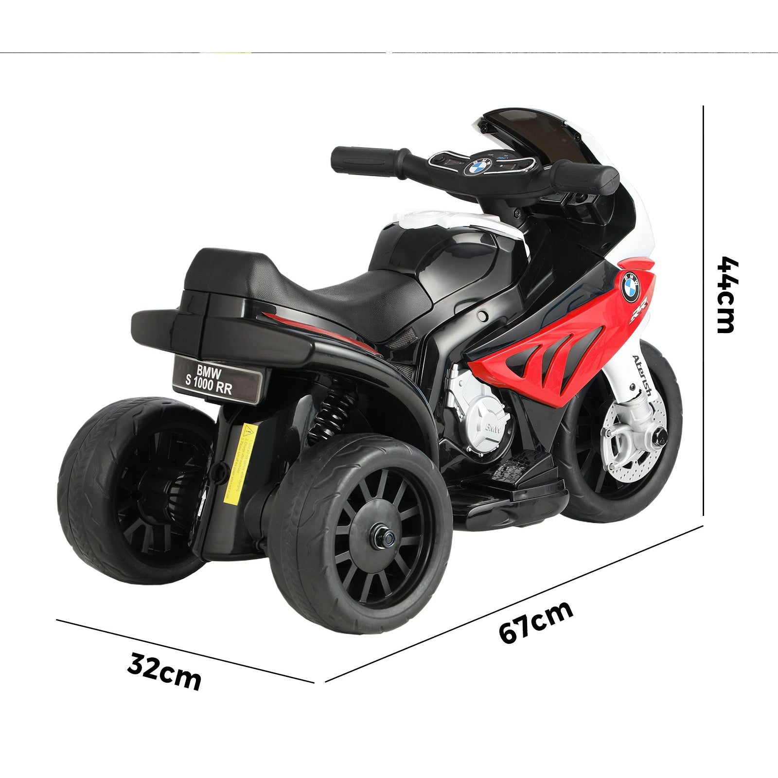 BMW Kids Ride On Motorbike Electric Police Motorcycle Police Car Toy Boy Girl - Sunyee