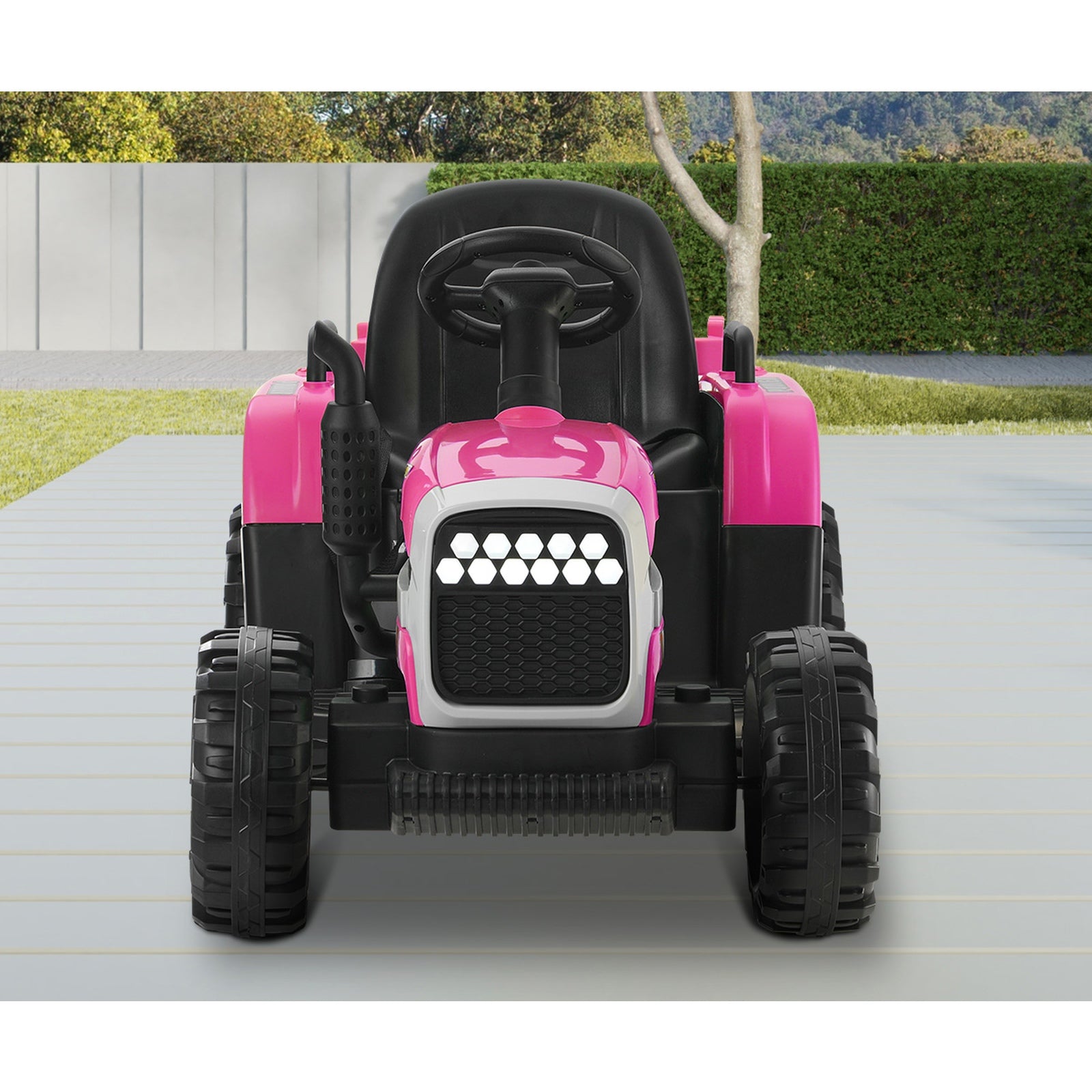 Mazam Kids Ride On Car Tractor 12V Electric Battery Toy Remote Control Cars Pink - Sunyee