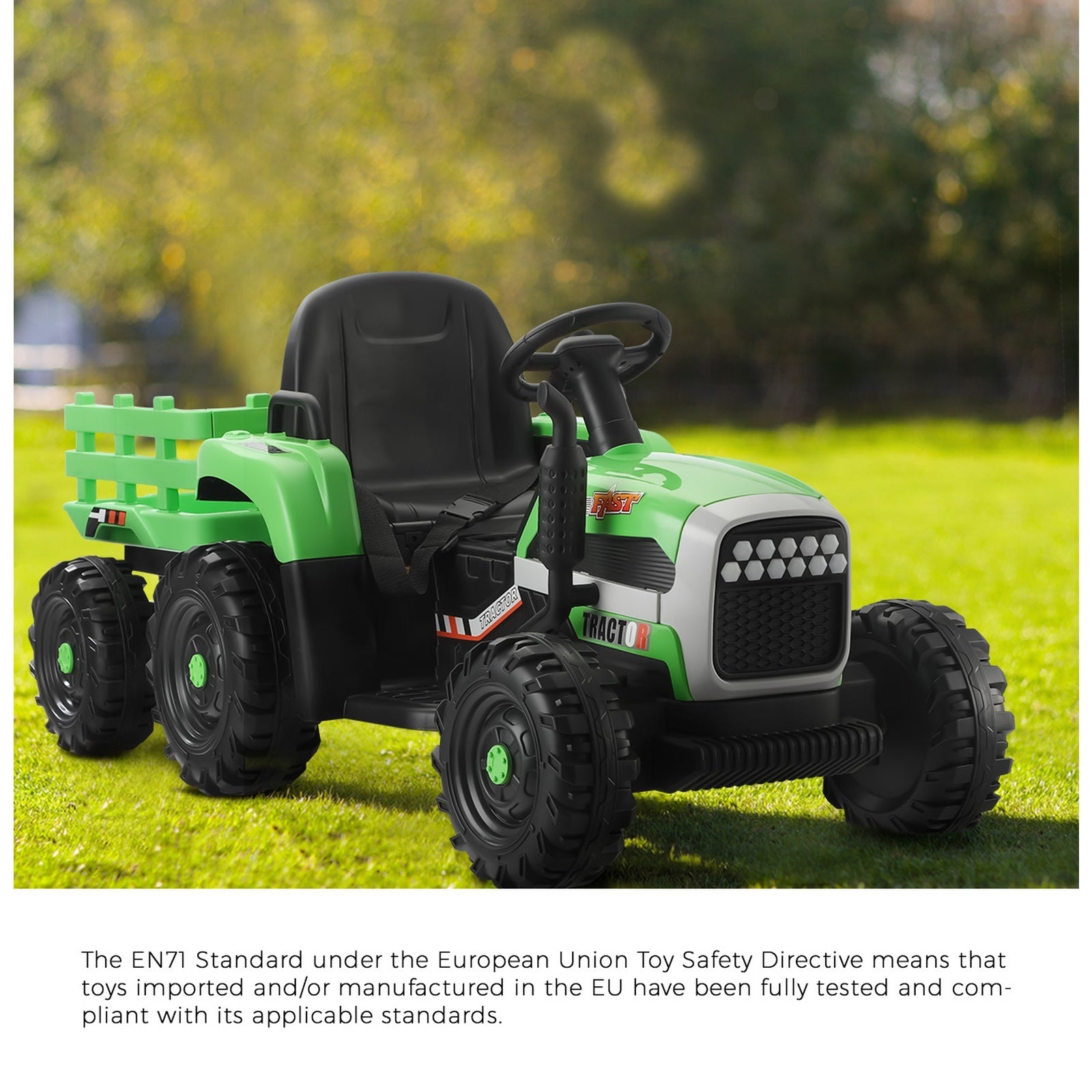 Mazam Kids Ride On Car Tractor 12V Electric Battery Toy Remote Control Toddler - Sunyee