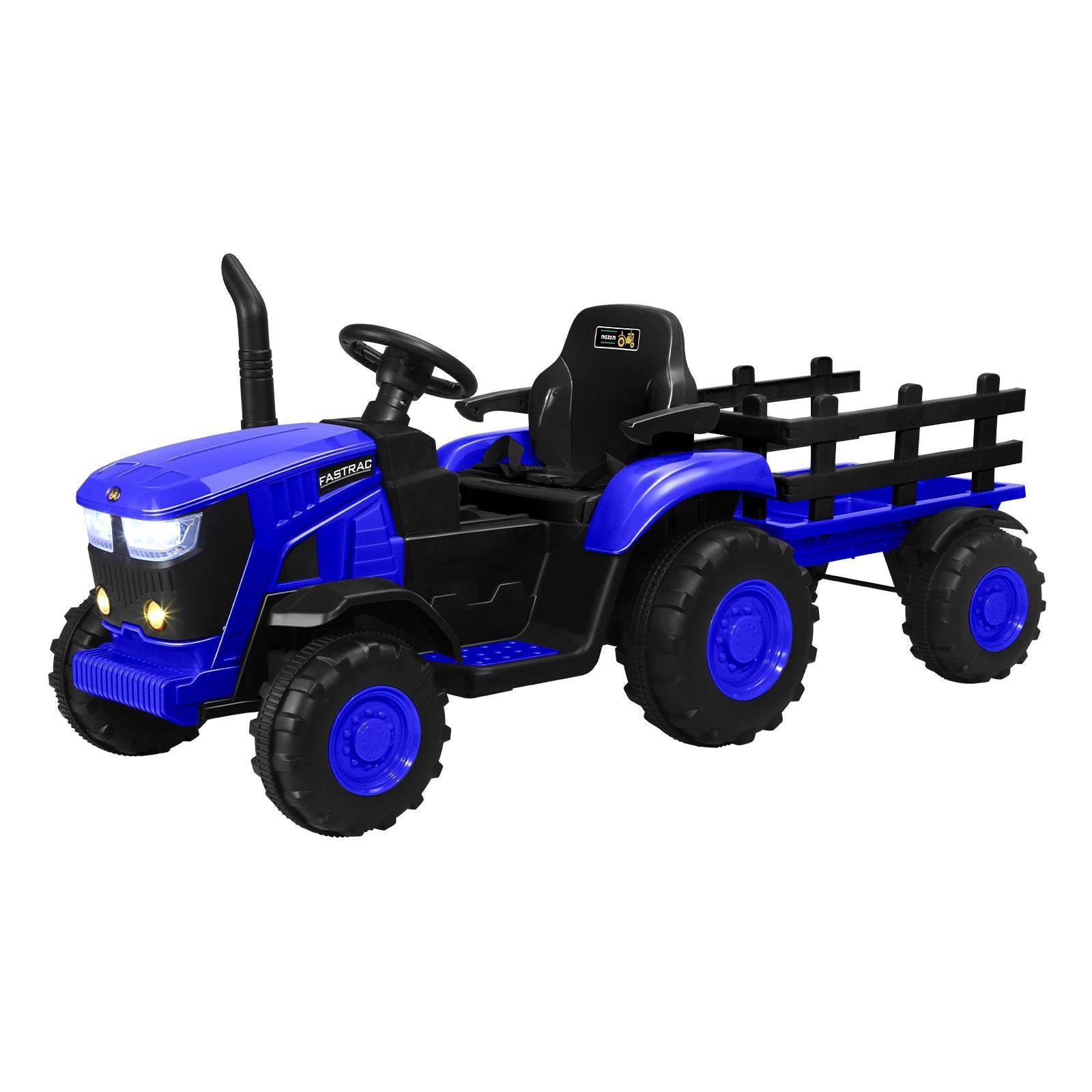 Mazam Kids Ride On Car Tractor W/ Trailer Remote Electric Vehicle Toy Gift - Sunyee