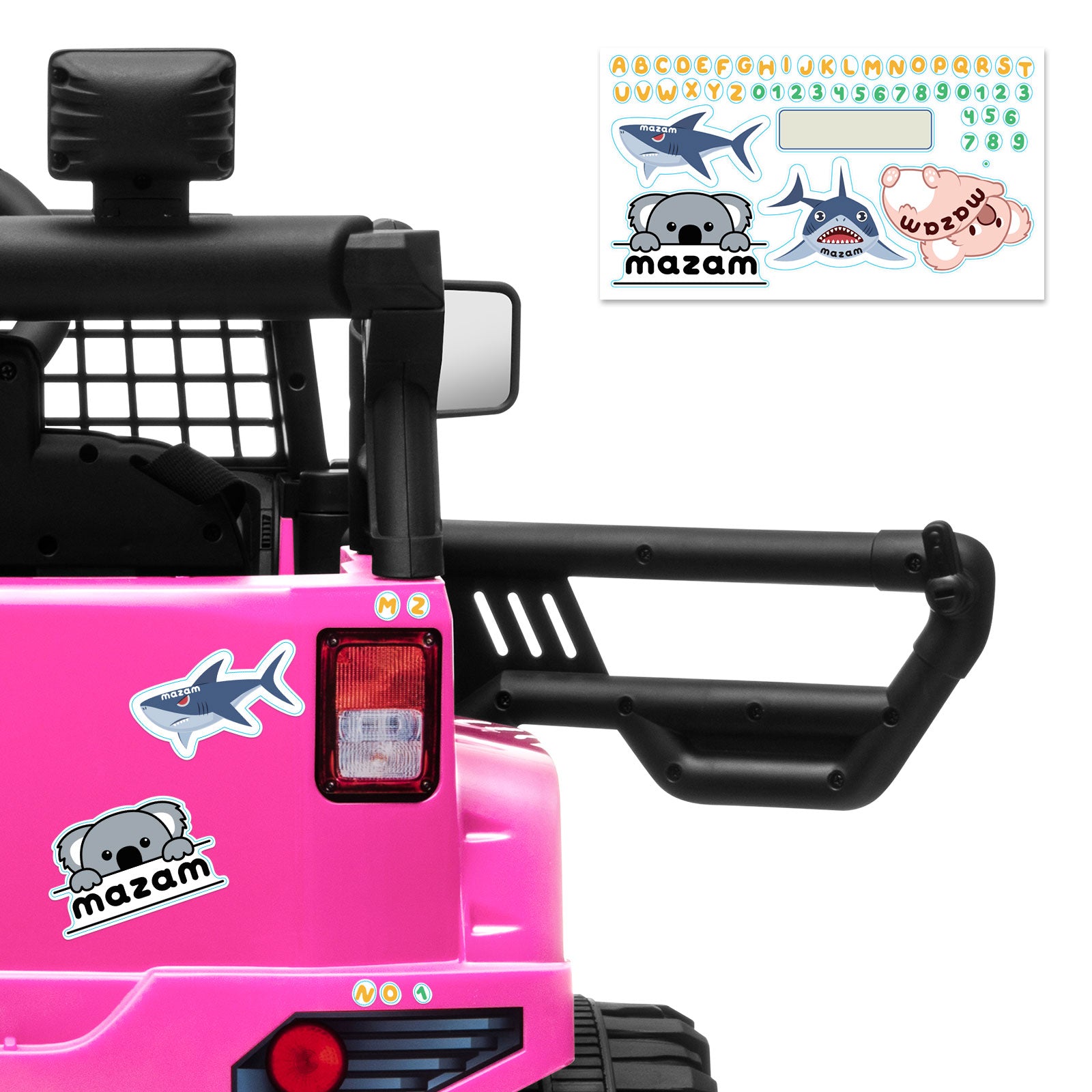 Mazam Kids Ride On Car Jeep Electric Vehicle Toy Remote Cars Gift 12V LED Light - Sunyee