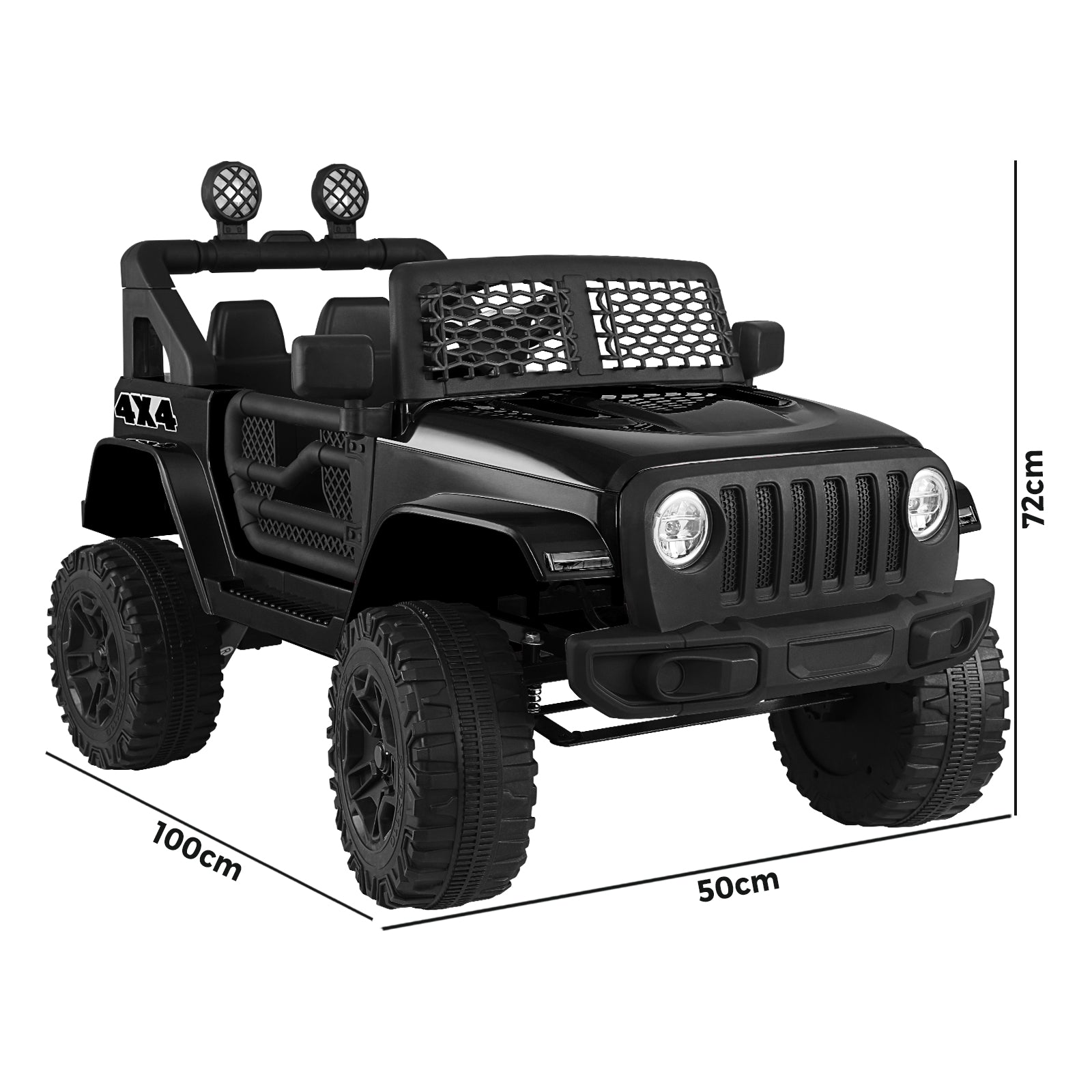 Mazam Kids Ride On Car 12V Electric Jeep Remote Vehicle Toy Cars Gift LED light - Sunyee