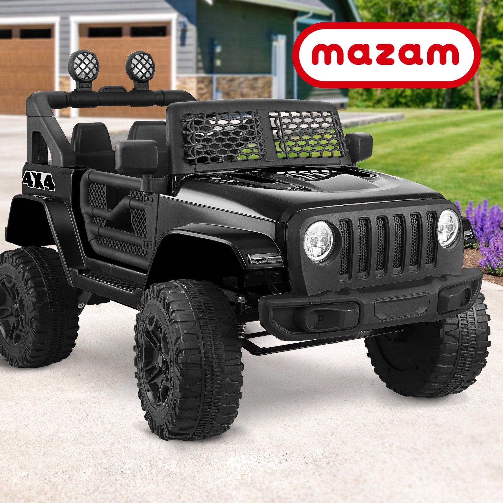 Mazam Kids Ride On Car 12V Electric Jeep Remote Vehicle Toy Cars Gift LED light - Sunyee