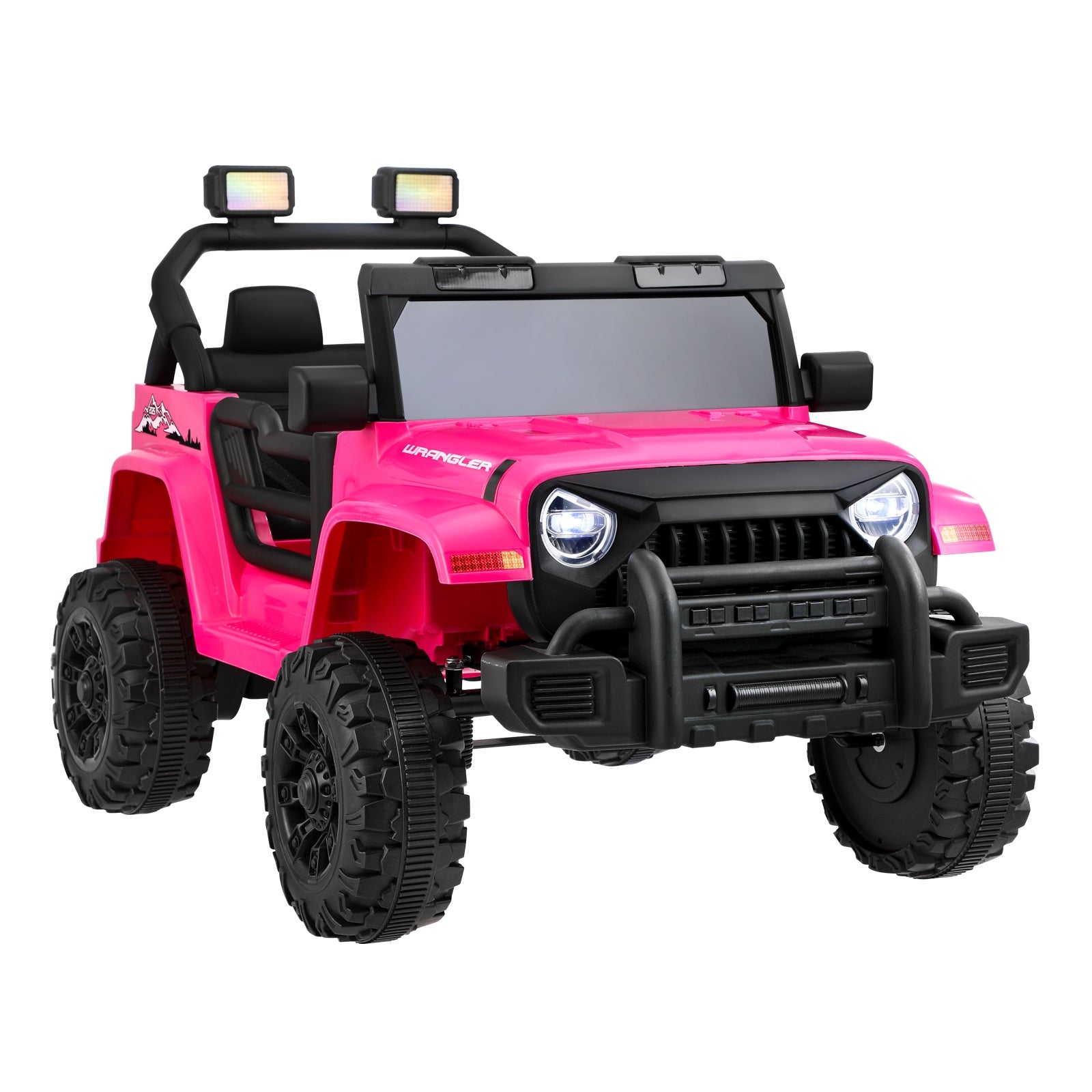 Mazam Kids Ride On Car Jeep 12V Electric Remote Control Toy Cars Gift Black Pink - Sunyee