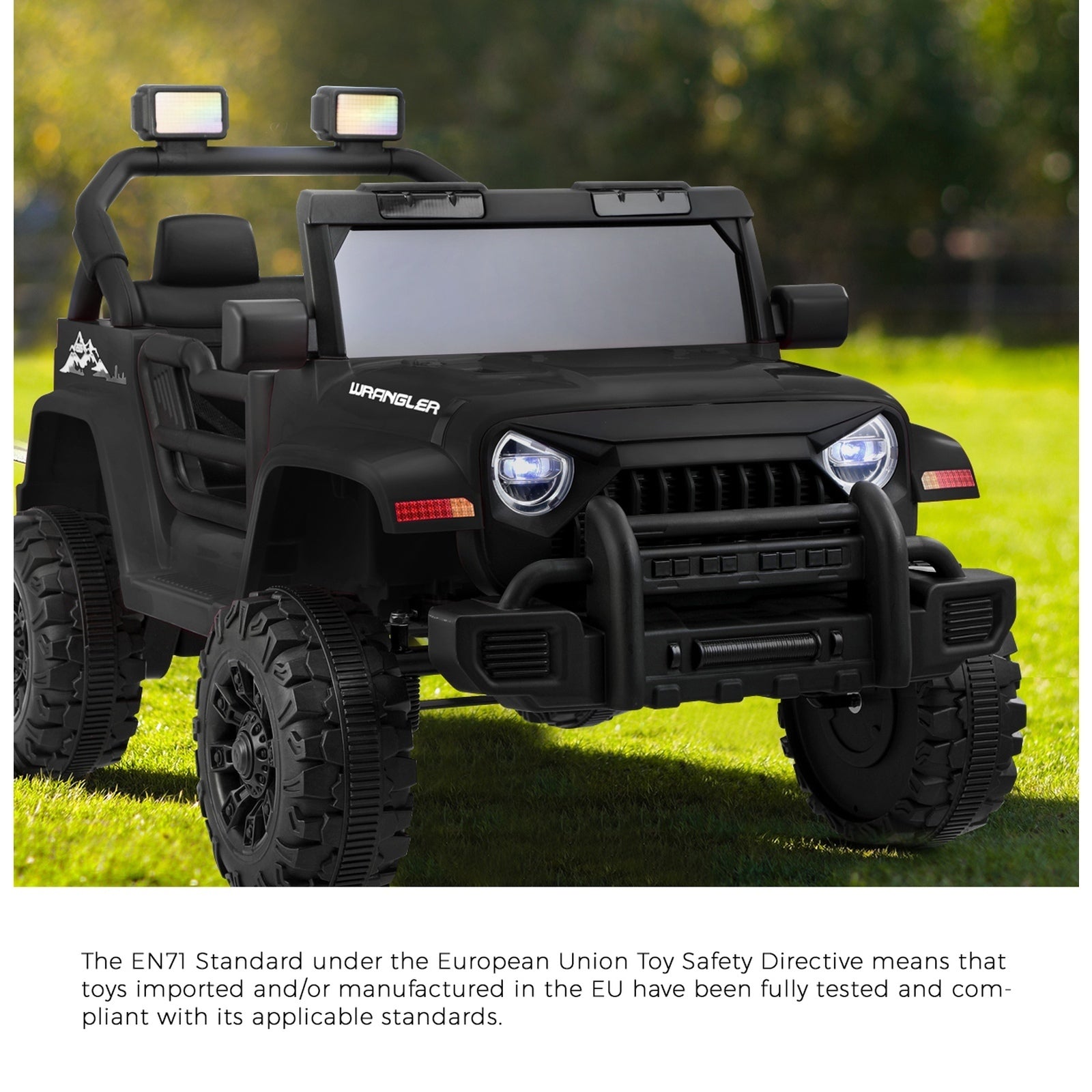 Mazam Kids Ride On Car Jeep 12V Electric Remote Control Toy Cars Gift Black Pink - Sunyee