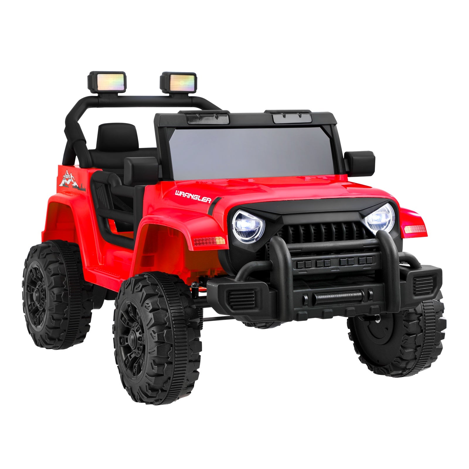 Mazam Kids Ride on Cars 12V Electric Toys Jeep Battery Remote Control LED Red - Sunyee