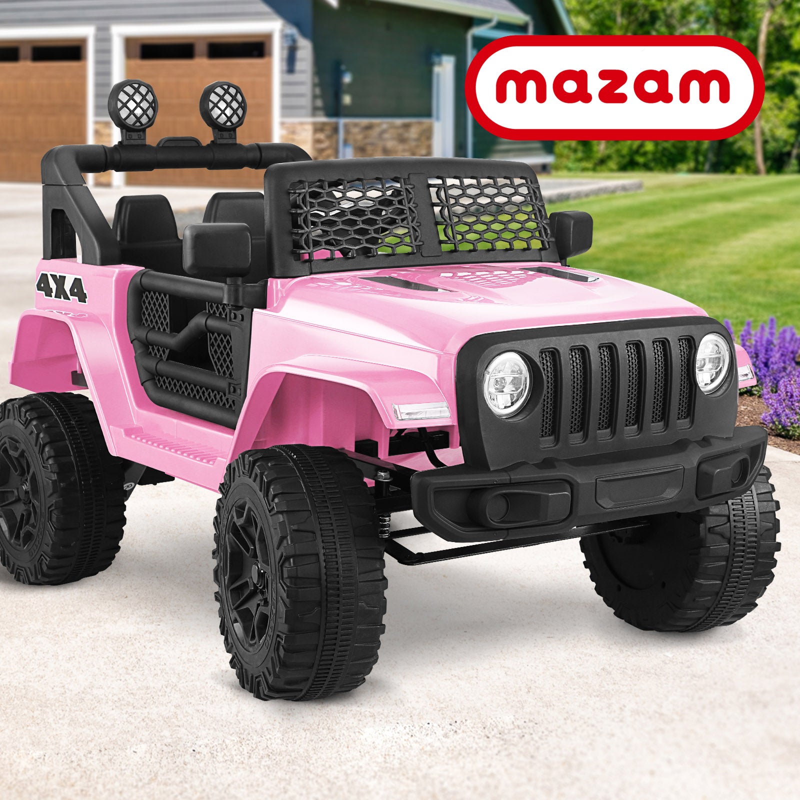 Mazam Kids Ride On Car Jeep Electric Vehicle Toy Remote Cars Gift 12V LED Light - Sunyee