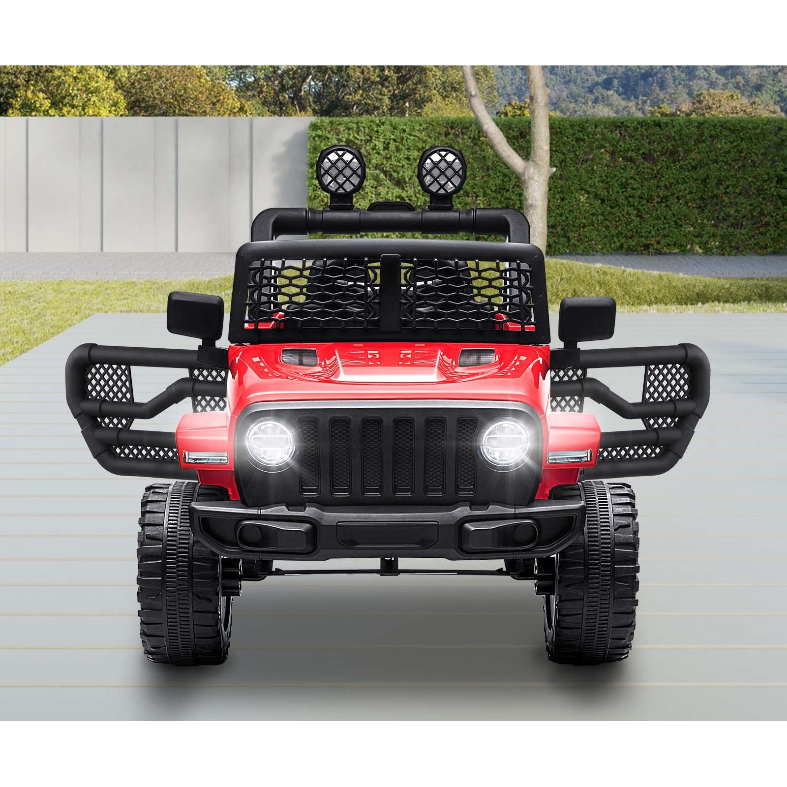 Mazam Ride On Car Electric Jeep Toy Remote Cars Kids Gift MP3 LED lights 12V - Sunyee