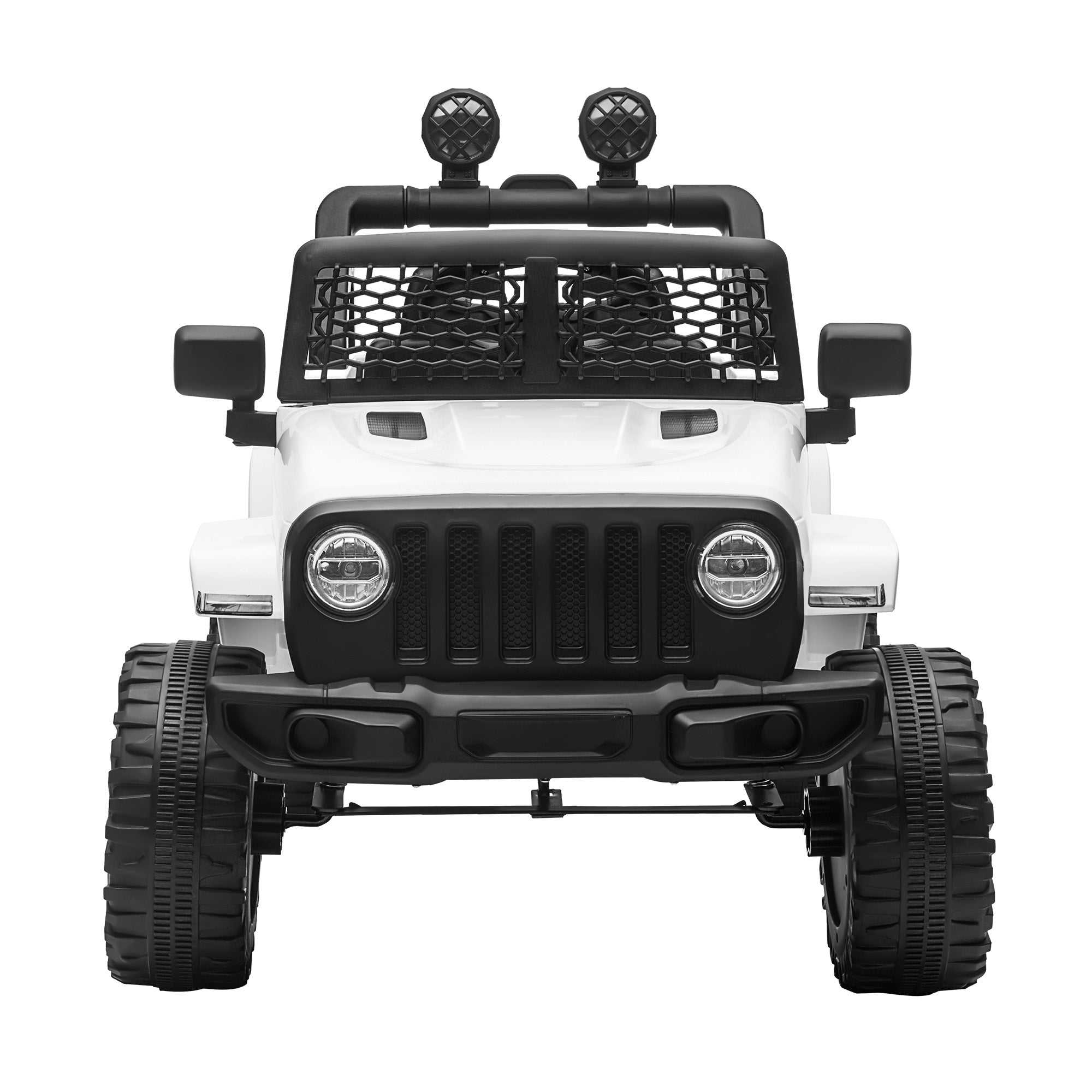 Mazam Kids Ride On Car Electric Toys Jeep 12V Remote Vehicle Car Gift White - Sunyee