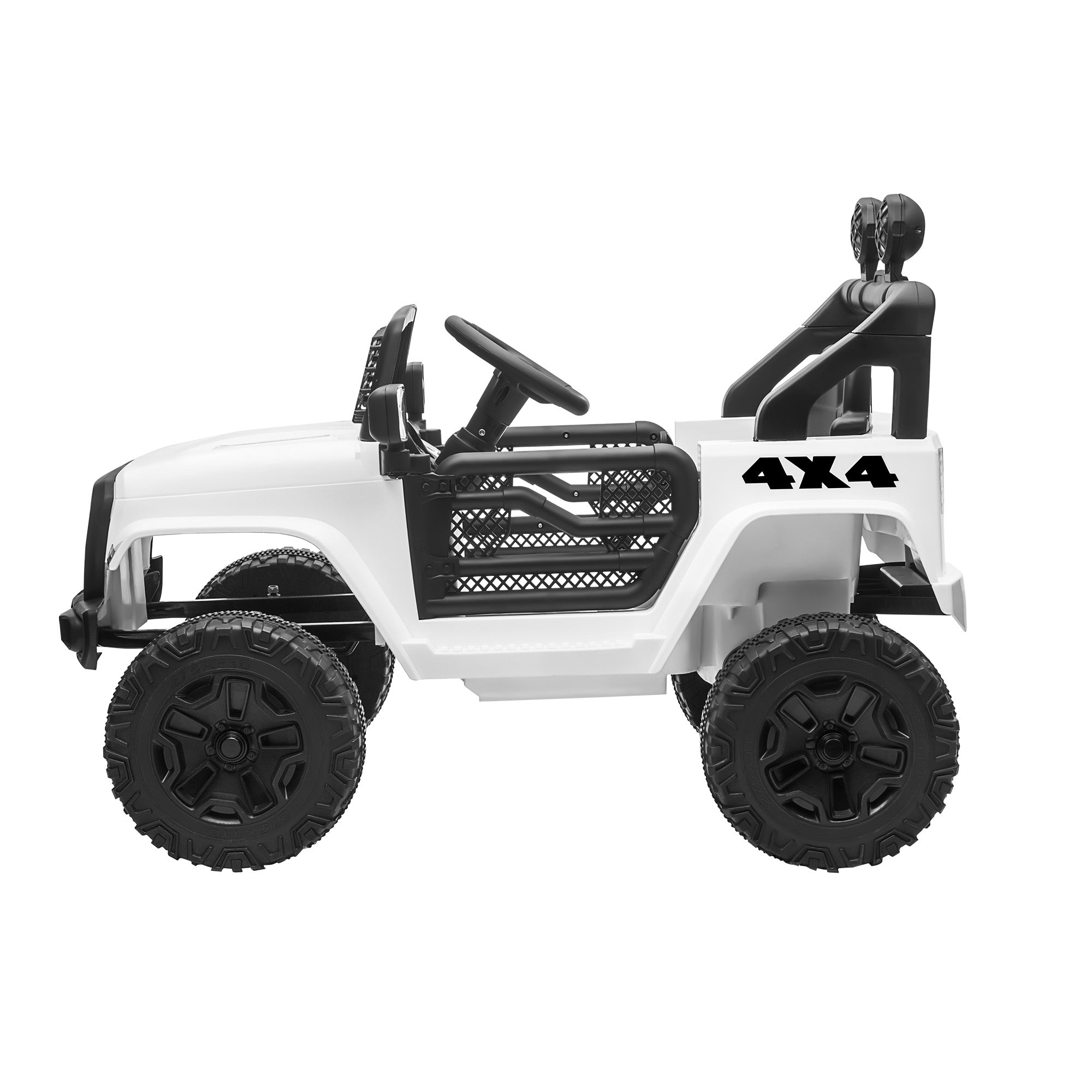 Mazam Kids Ride On Car Electric Toys Jeep 12V Remote Vehicle Car Gift White - Sunyee