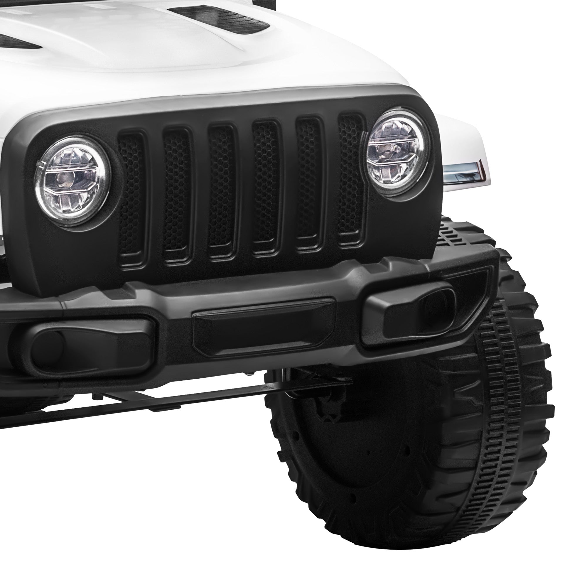 Mazam Kids Ride On Car Electric Toys Jeep 12V Remote Vehicle Car Gift White - Sunyee