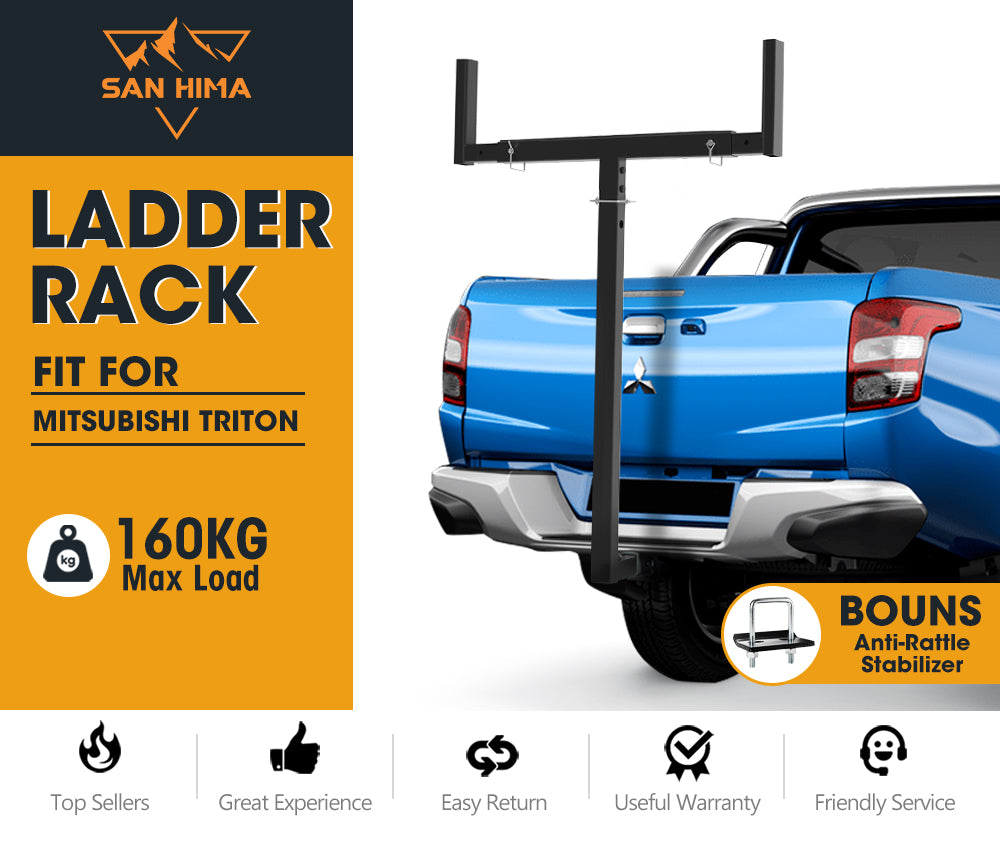 Tow Bar Ladder Rack Roof Rack Canoe/Kayak Carrier for Mitsubishi Triton - Sunyee
