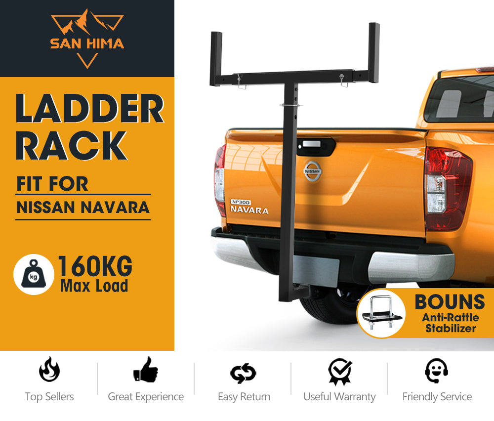 Tow Bar Ladder Rack Roof Rack Canoe/Kayak Carrier for Nissan Navara - Sunyee