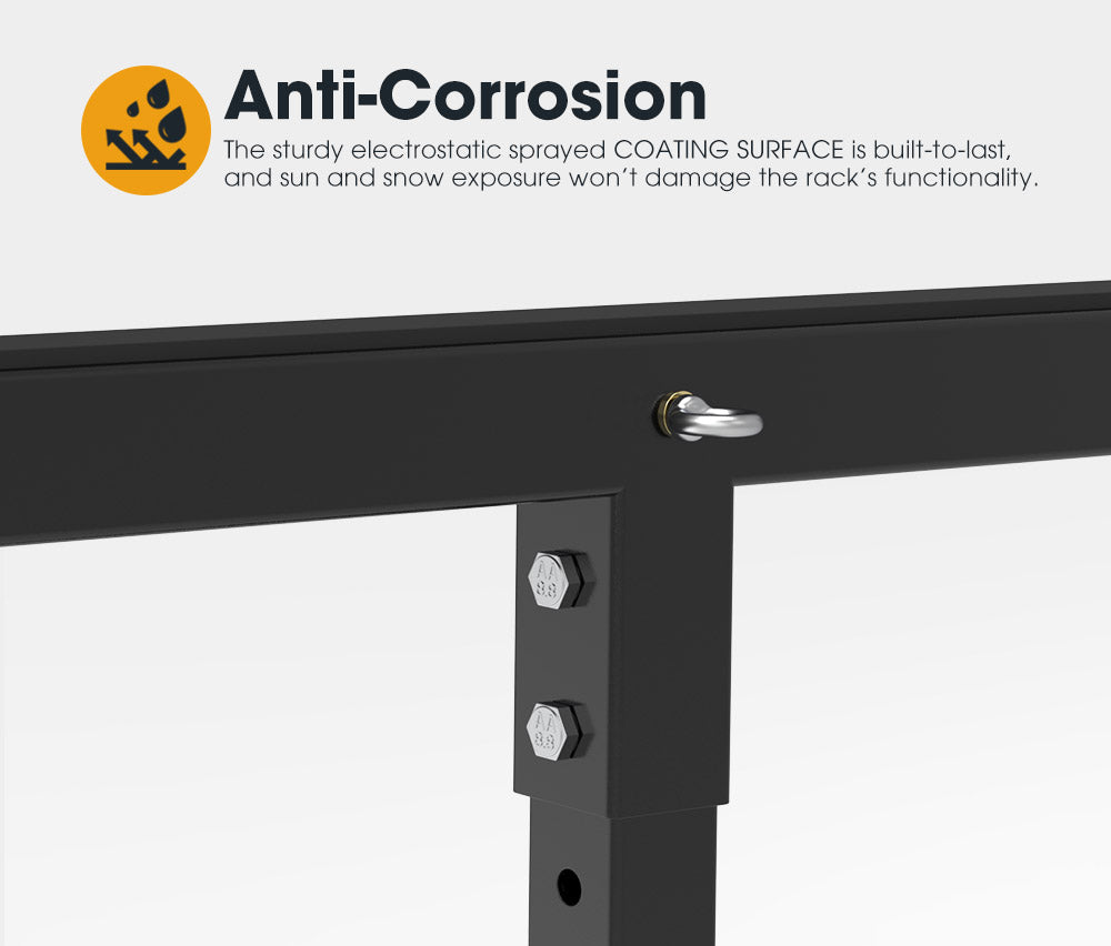 San Hima Tow Bar Hitch Mount Roof Rack Extension Ute Timber Carrier Bar Ladder - Sunyee