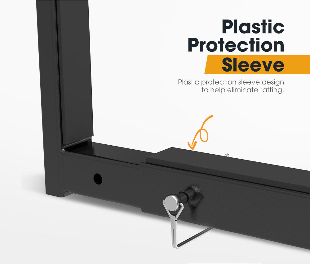 San Hima Tow Bar Hitch Mount Roof Rack Extension Ute Timber Carrier Bar Ladder - Sunyee