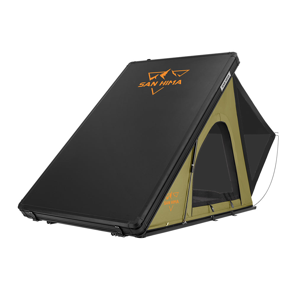 San Hima Kalbarri Lite Rooftop Tent Hardshell With Ladder Grey Camping 4x4 4WD - Sunyee