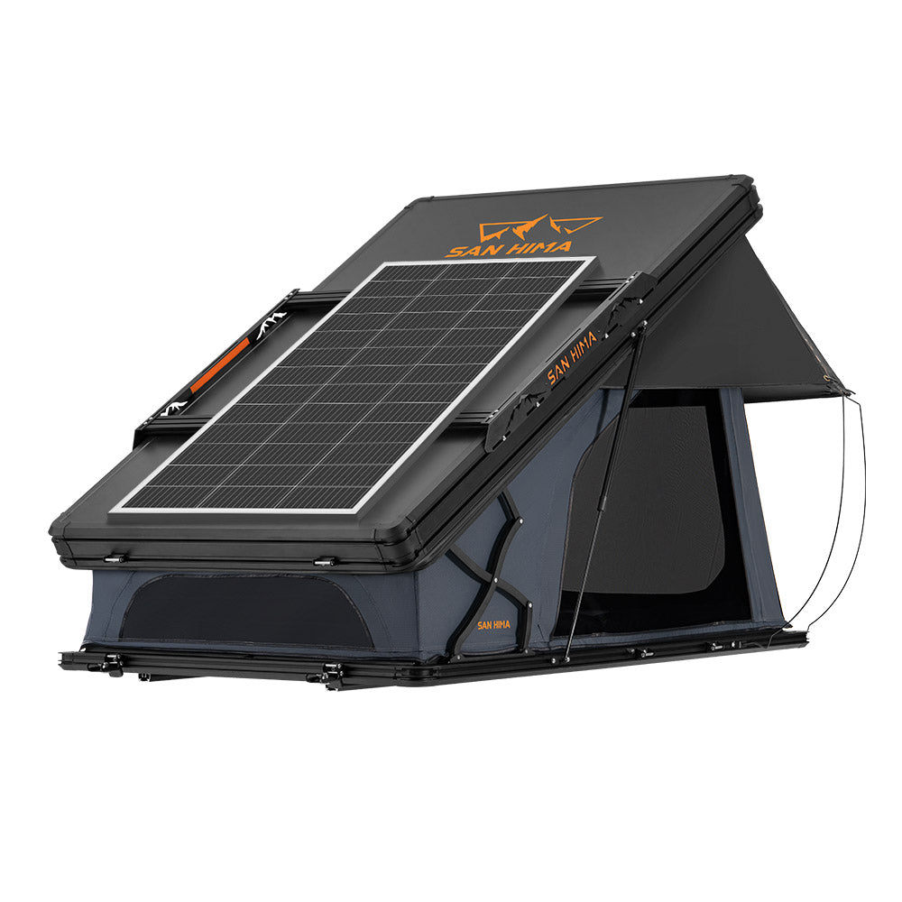 San Hima Kalbarri X Rooftop Tent Hardshell With Ladder + 200W Solar Panel - Sunyee