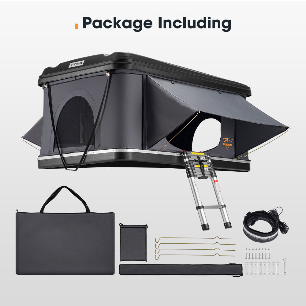 San Hima Jervis Loft Rooftop Tent Pop Up Hardshell With Ladder Waterproof 4x4 - Sunyee