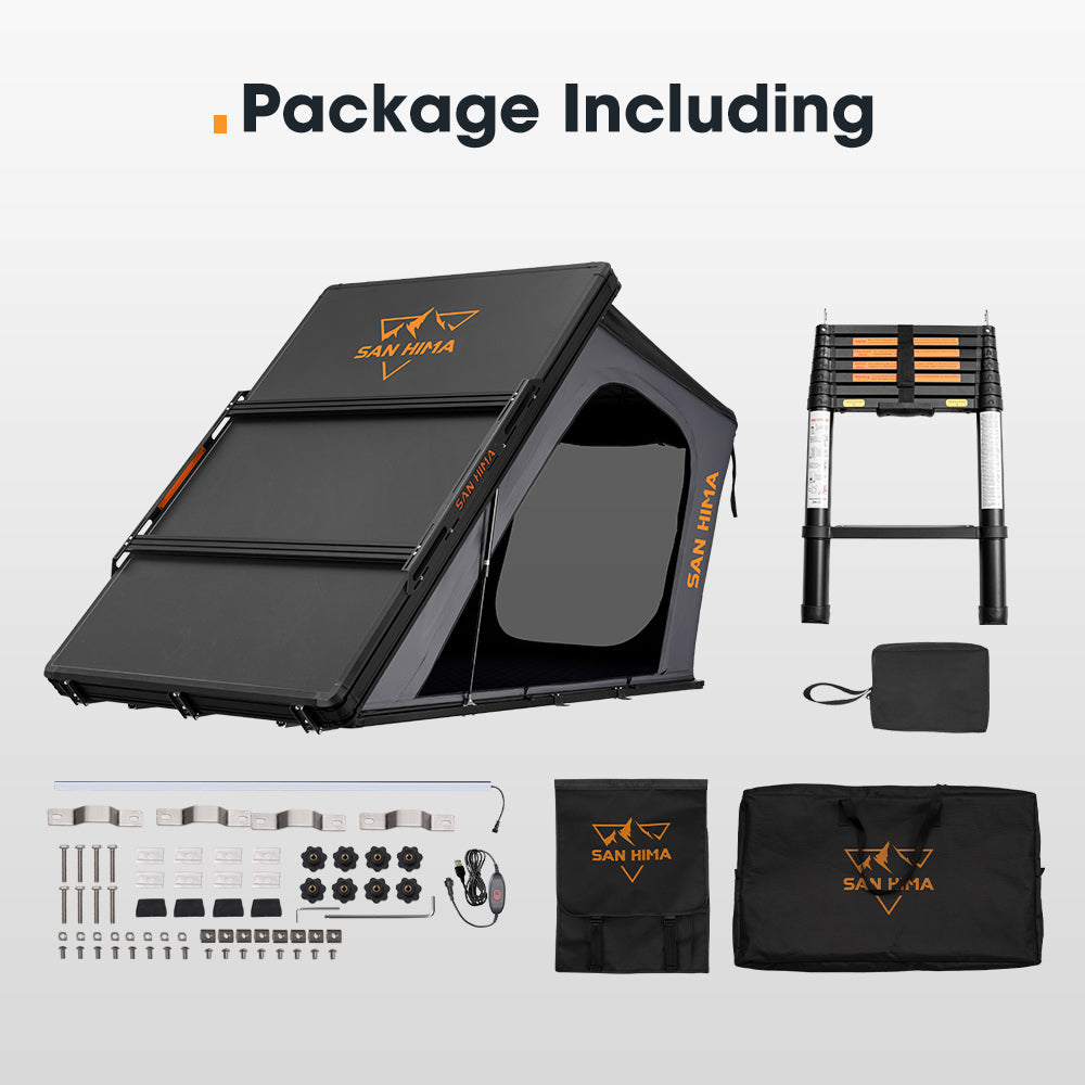 San Hima Kalbarri Gen 2 Roof Top Tent Hardshell With Ladder Camping 4x4 4WD - Sunyee