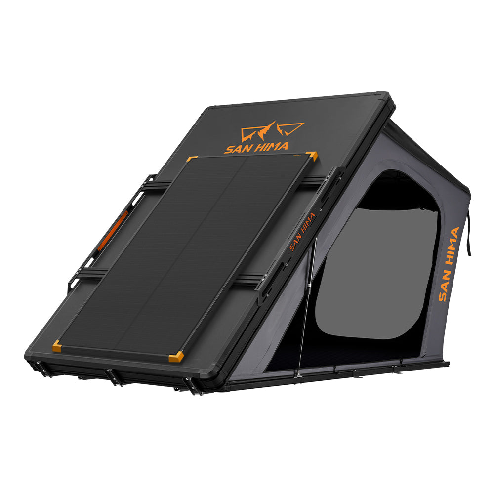 San Hima Kalbarri Gen 2 Roof Top Tent Hardshell With Ladder + 120W Solar Panel - Sunyee