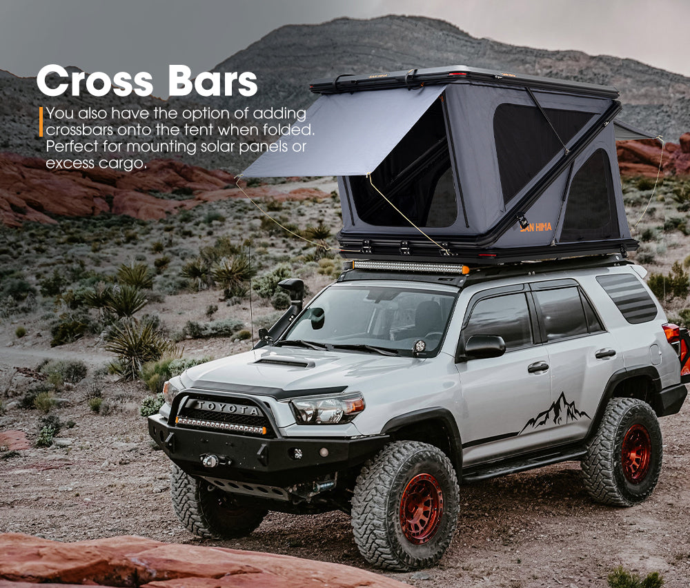 San Hima Kalbarri Z Roof Top Tent Hardshell With Ladder + 200W Solar Panel