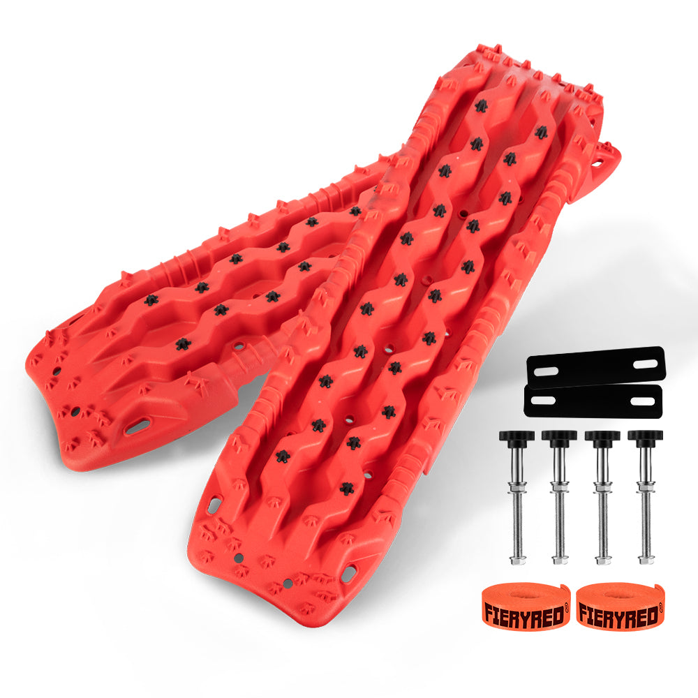 FIERYRED Pair 15T Recovery Tracks Red - Sunyee