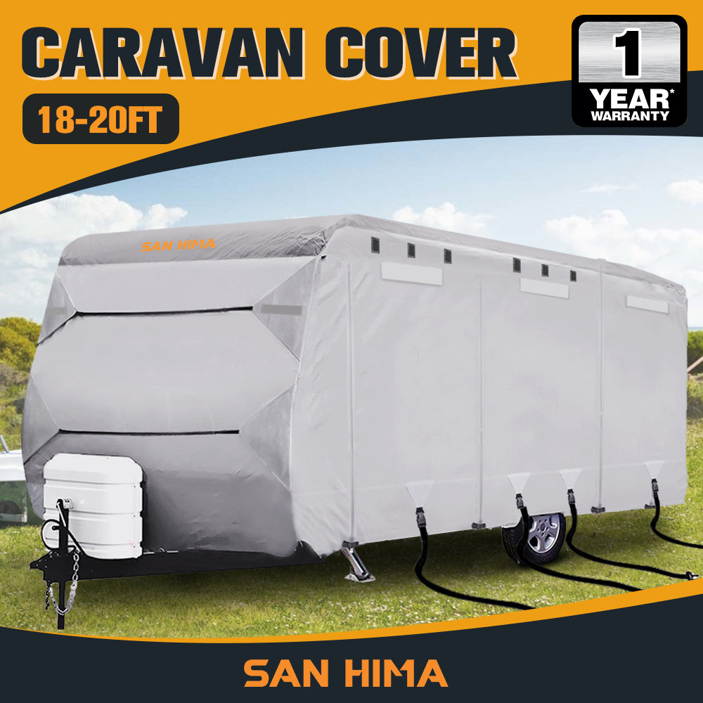 San Hima Caravan Cover Campervan 4 Layer Heavy Duty UV Carry bag Covers - Sunyee