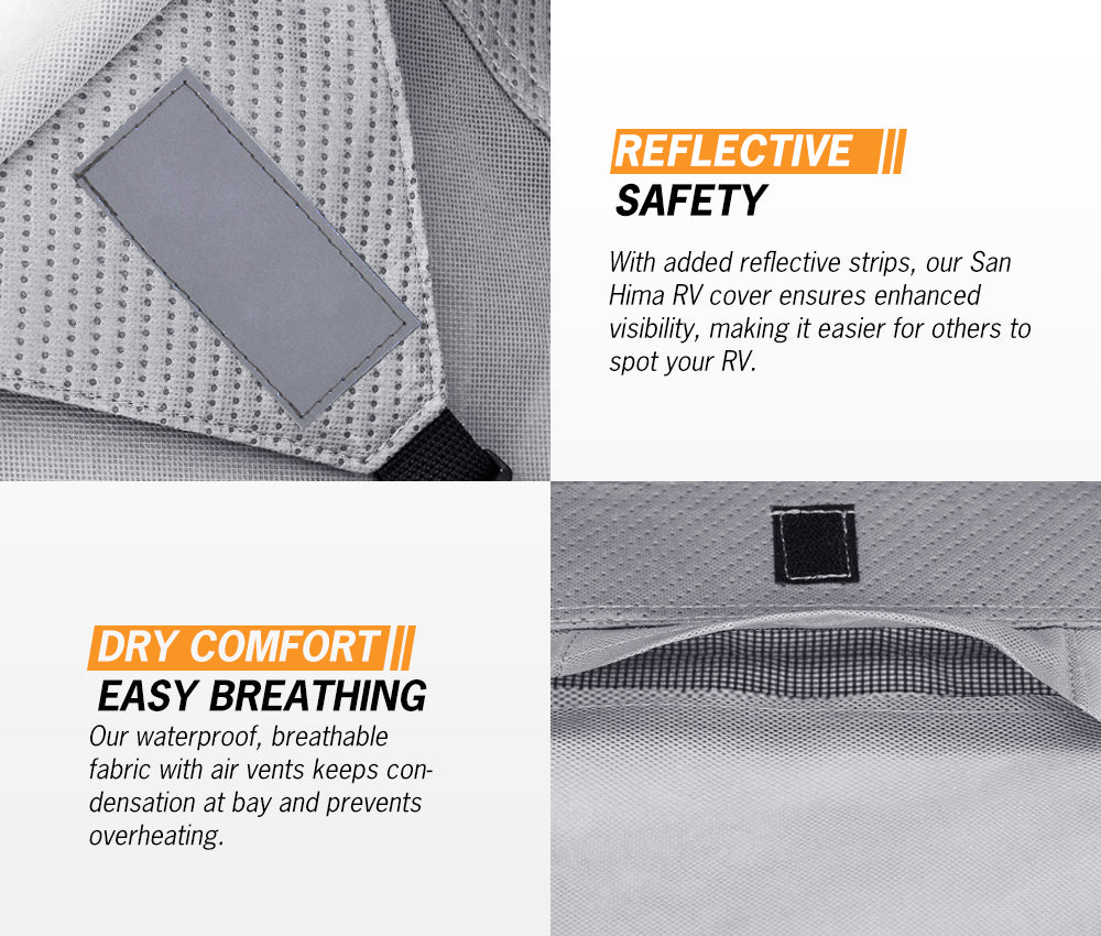 San Hima Heavy Duty 20-22ft Caravan Cover Campervan 4 Layer UV Carry bag Covers - Sunyee