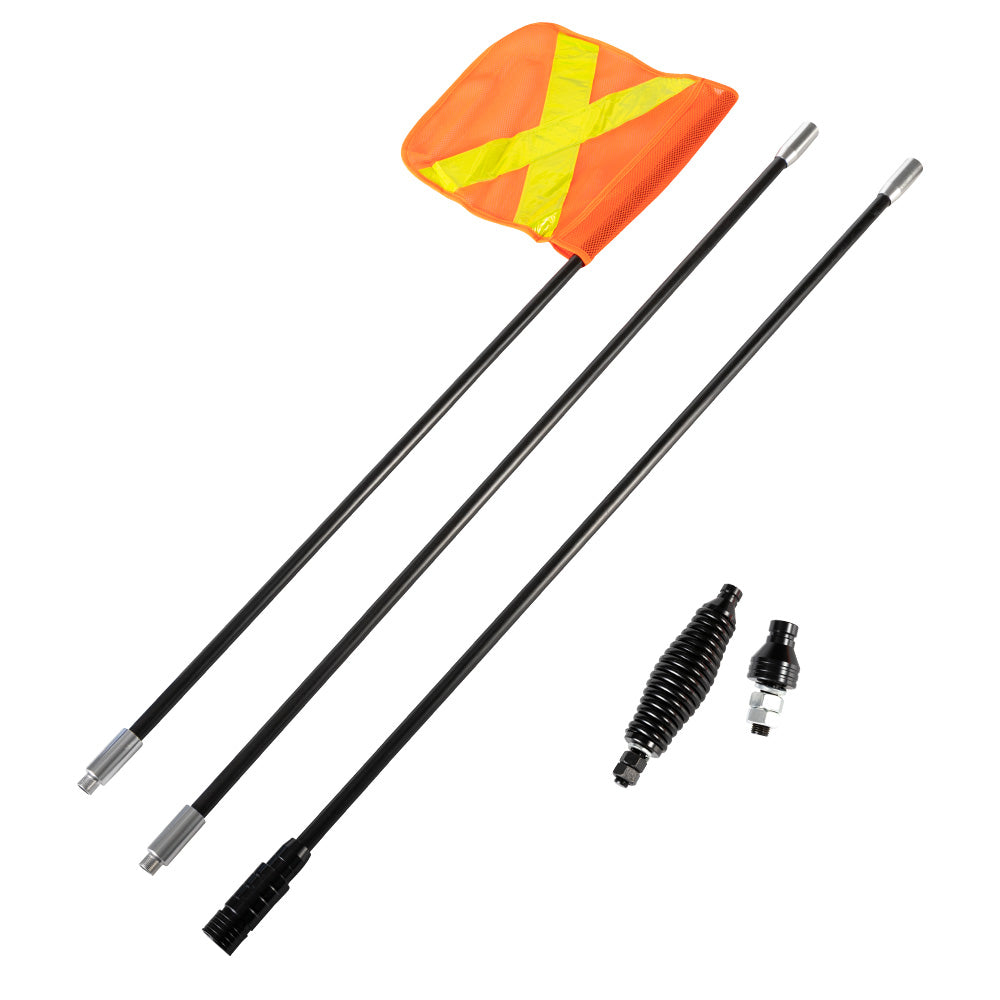 San Hima 4WD Recovery Sand Flag Safety Flag Simpson Desert Quick Connector 3x1M - Sunyee