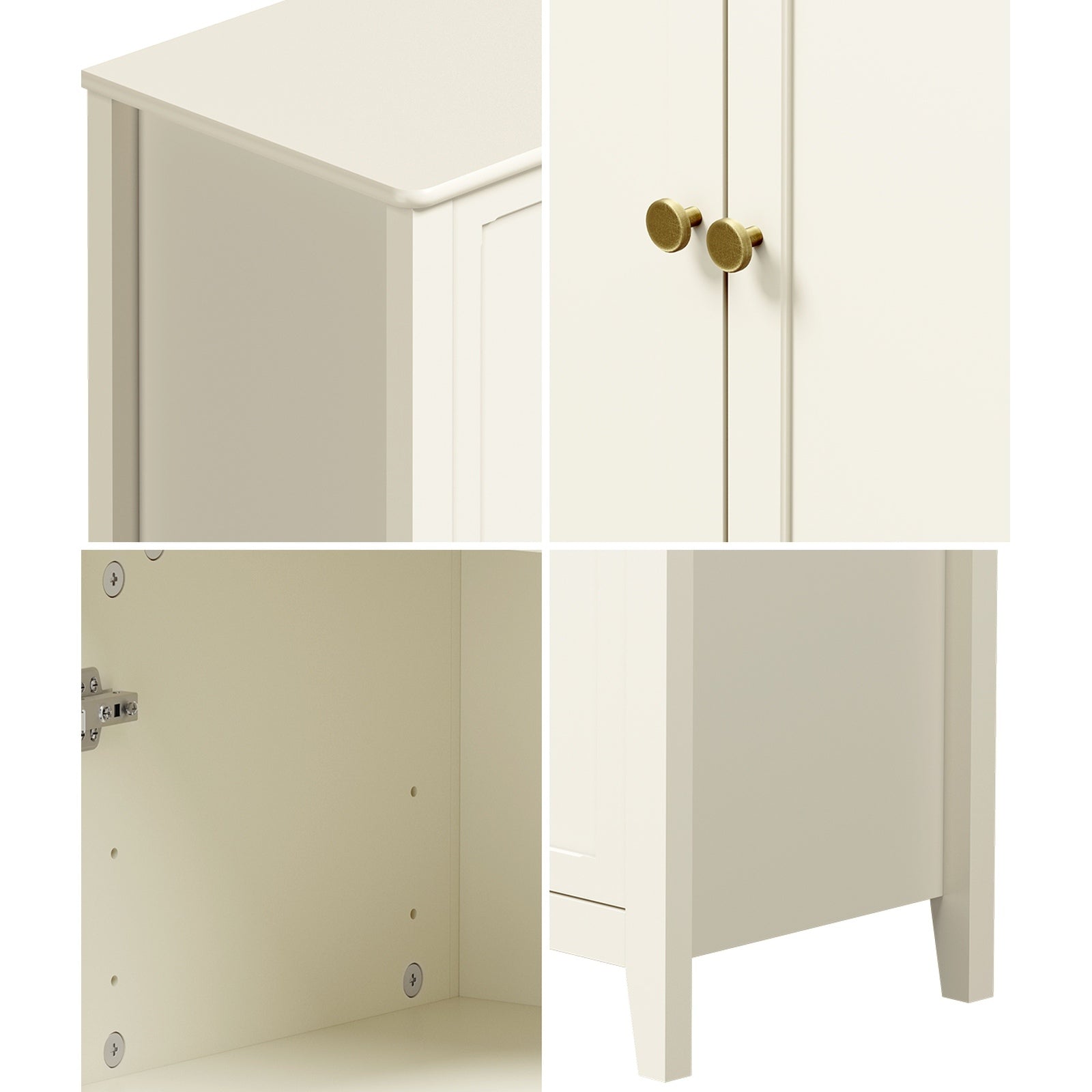 Oikiture 3 Door Buffet Sideboard Storage Cabinet Cupboard Hallway Table 120cm