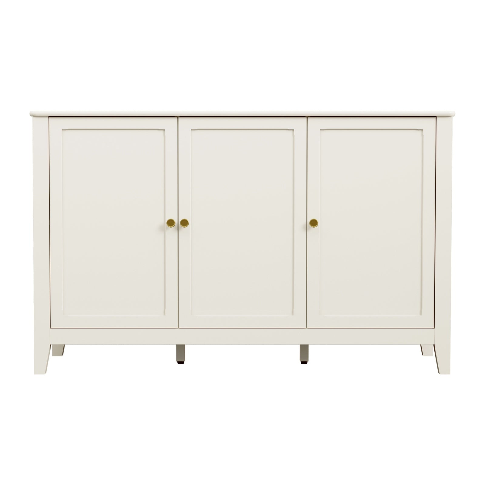 Oikiture 3 Door Buffet Sideboard Storage Cabinet Cupboard Hallway Table 120cm