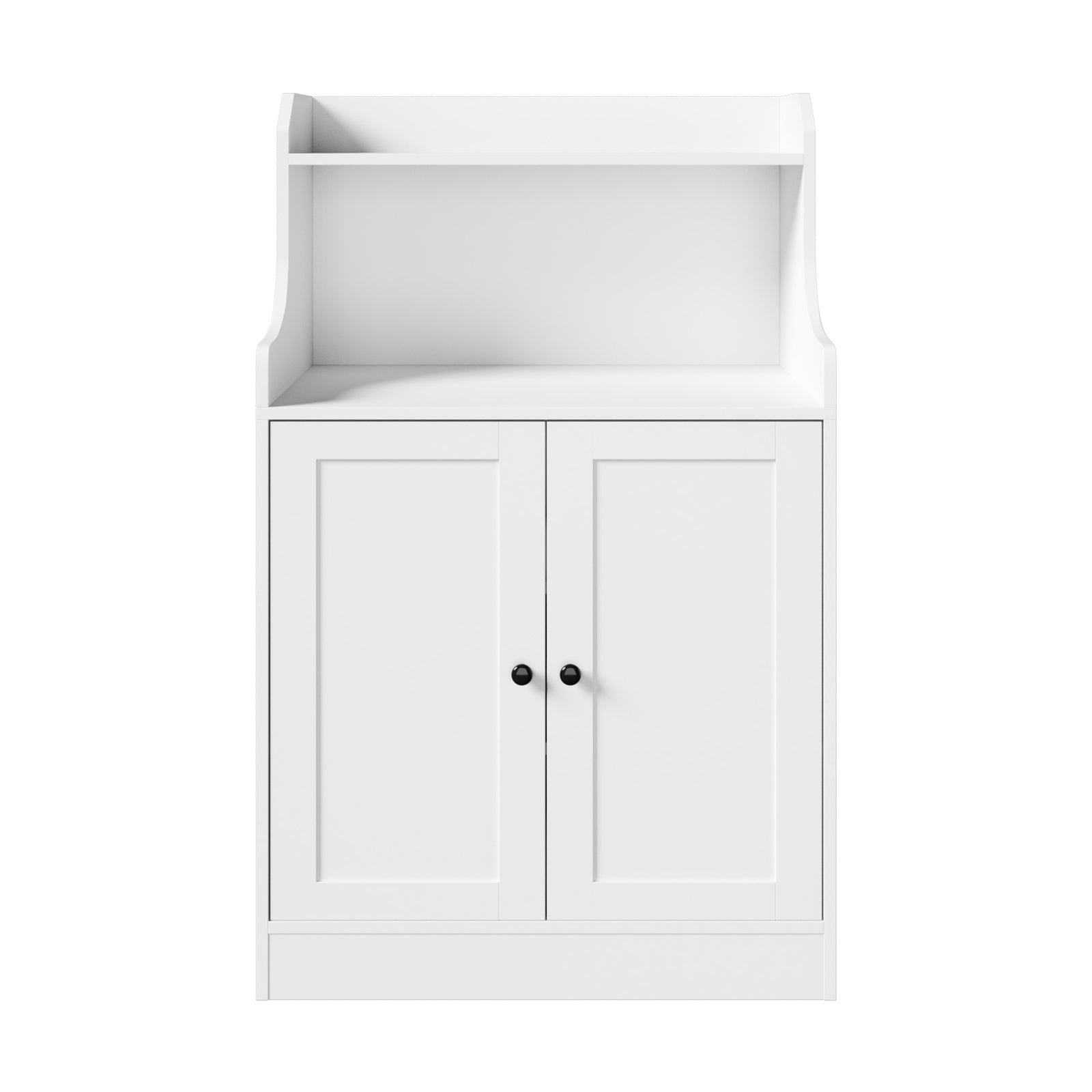 Oikiture Buffet Sideboard Cupboard Storage Cabinet 2 Doors Hallway Table White - Sunyee