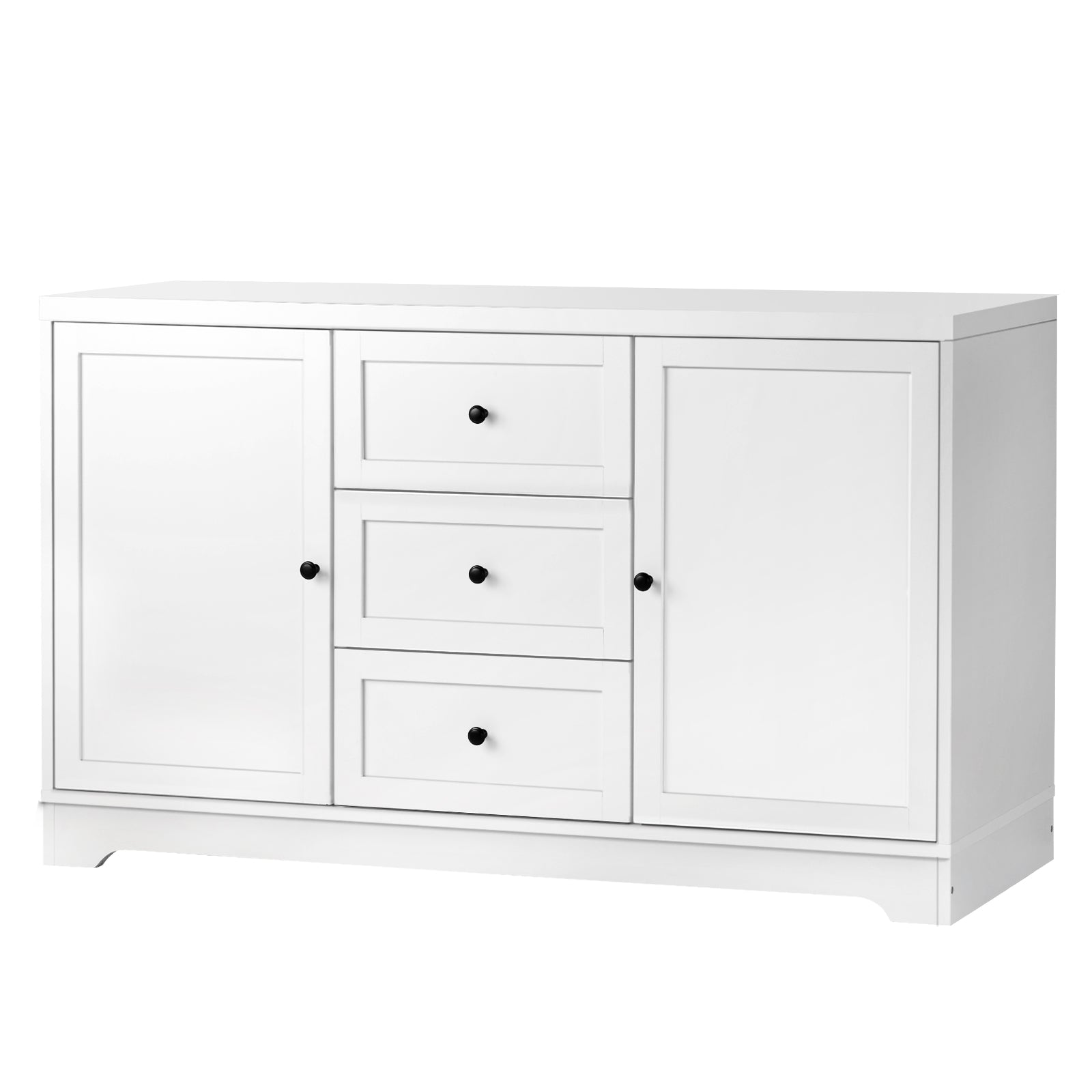 Oikiture Buffet Sideboard Cabinet Storage Cupboard Hallway Hamptons Furniture - Sunyee