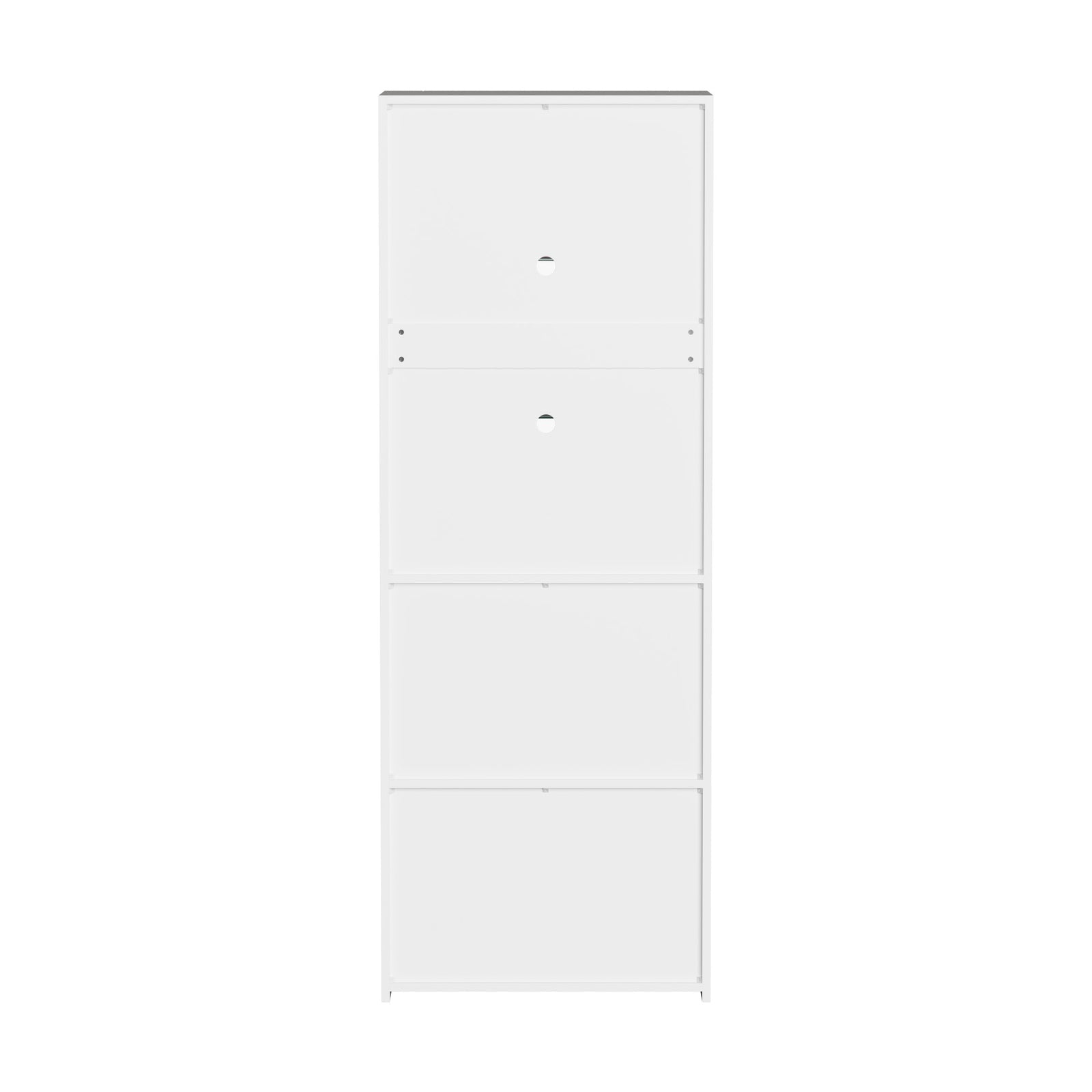 Oikiture Display Cabinet Buffet Sideboard High Gloss Cupboard LED Light White