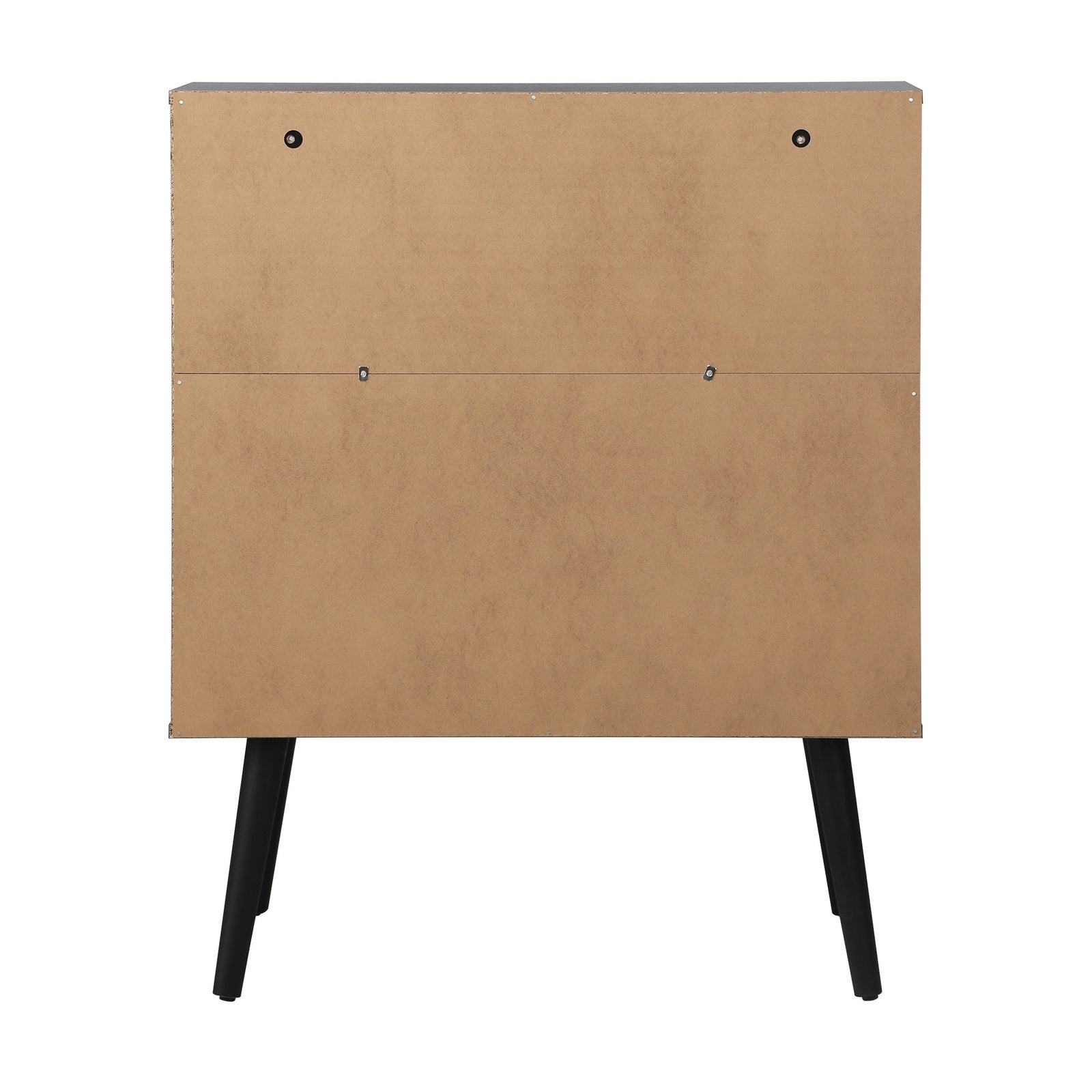 Oikiture Buffet Sideboard Storage Cabinet Kitchen Cupboard Hallway Table Black - Sunyee