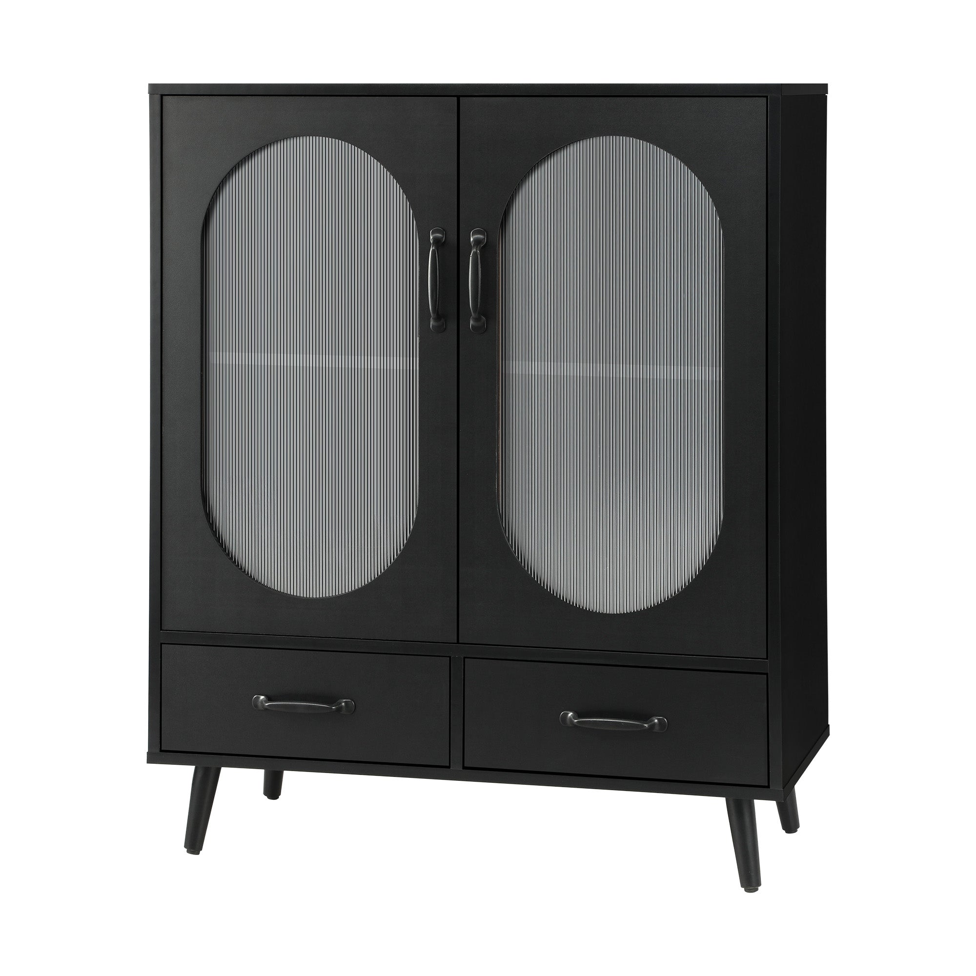 Oikiture Sideboard Buffet Bar Storage Cabinet Cupboard Hallway Console Table - Sunyee